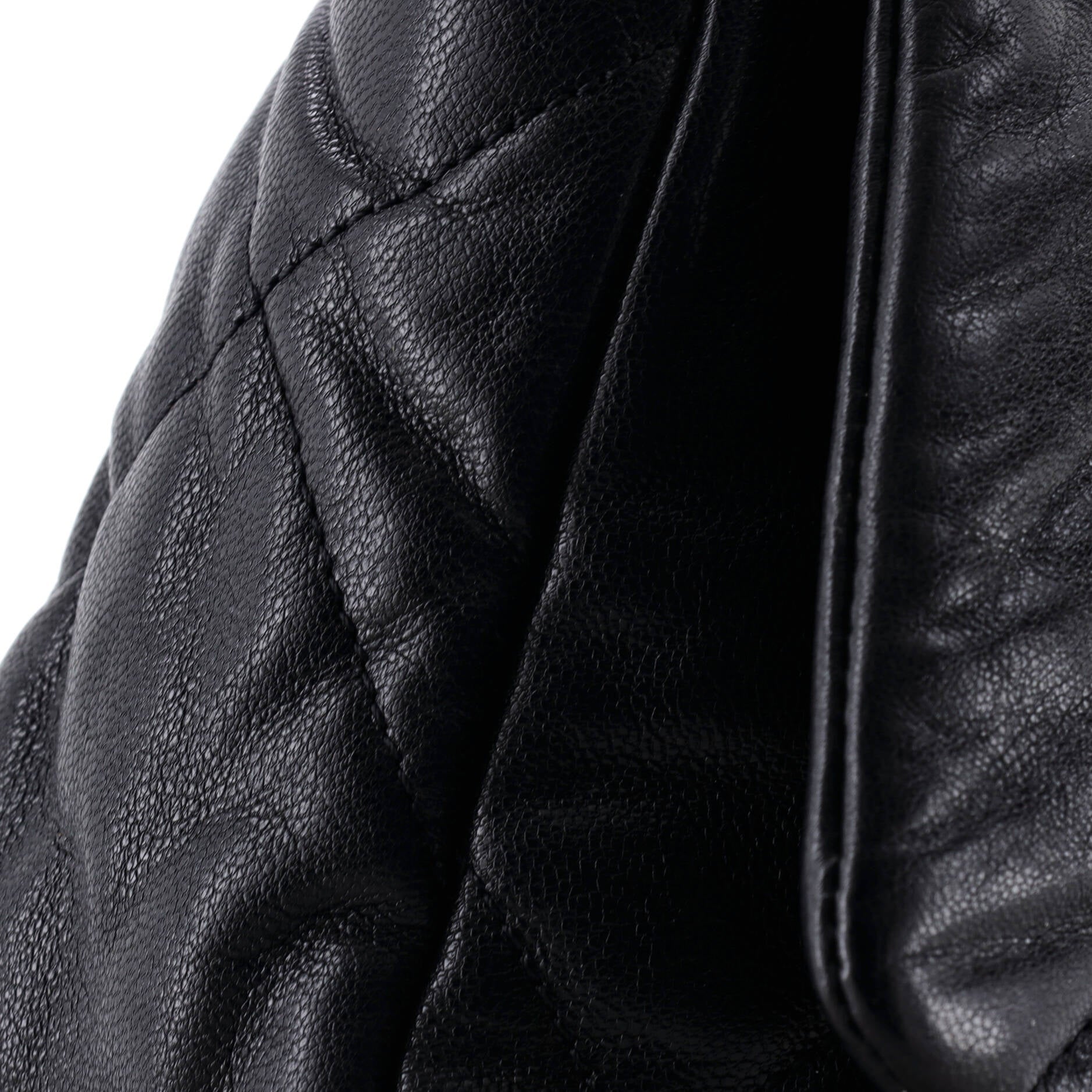 19 Flap Bag Quilted Leather Medium