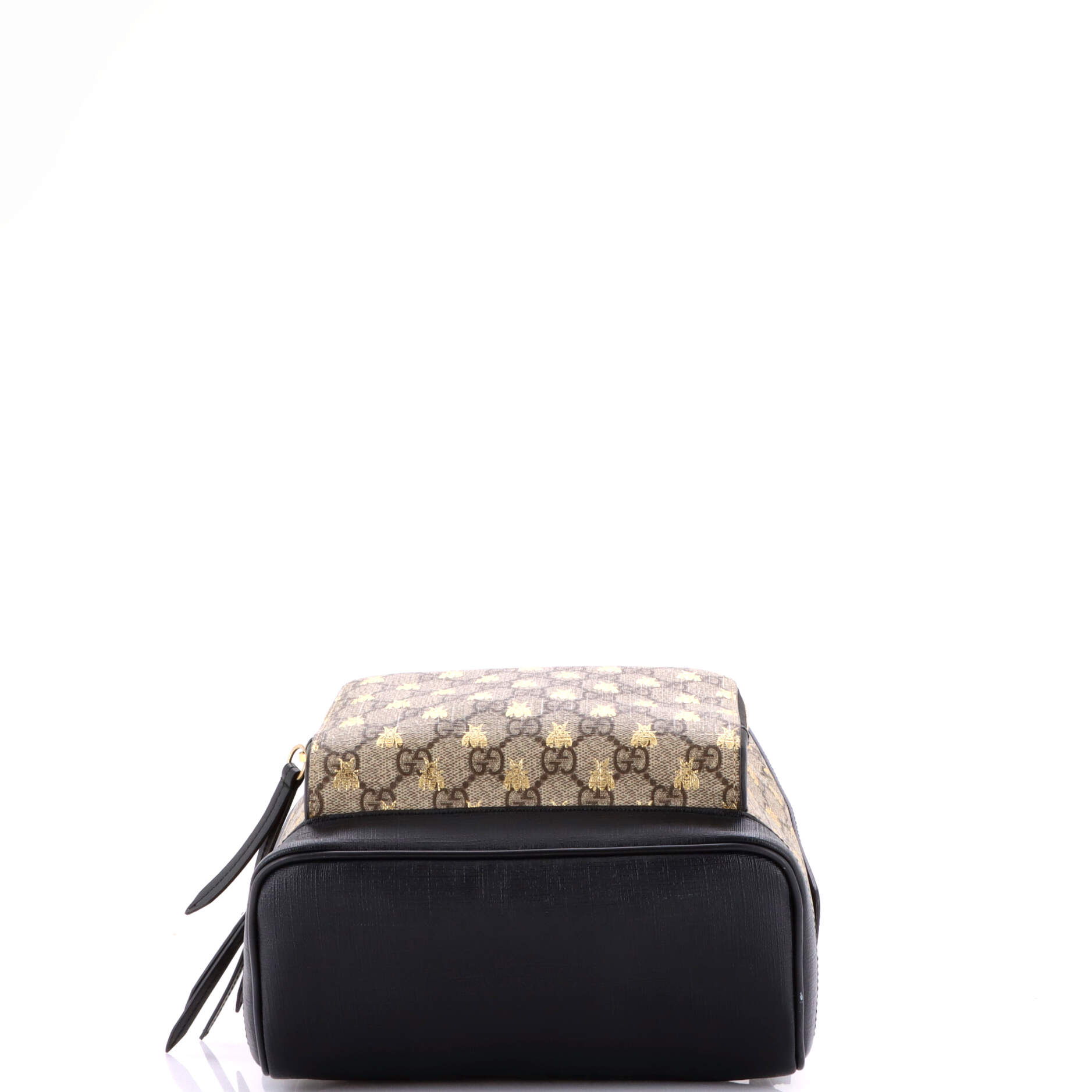 Zip Pocket Backpack Printed GG Coated Canvas Small