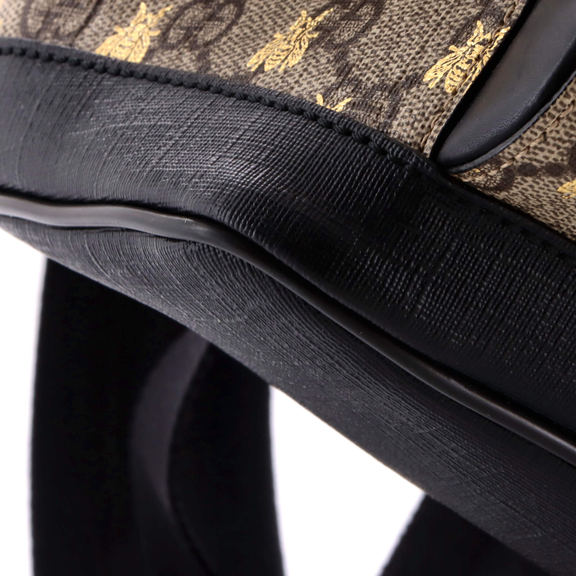 Zip Pocket Backpack Printed GG Coated Canvas Small