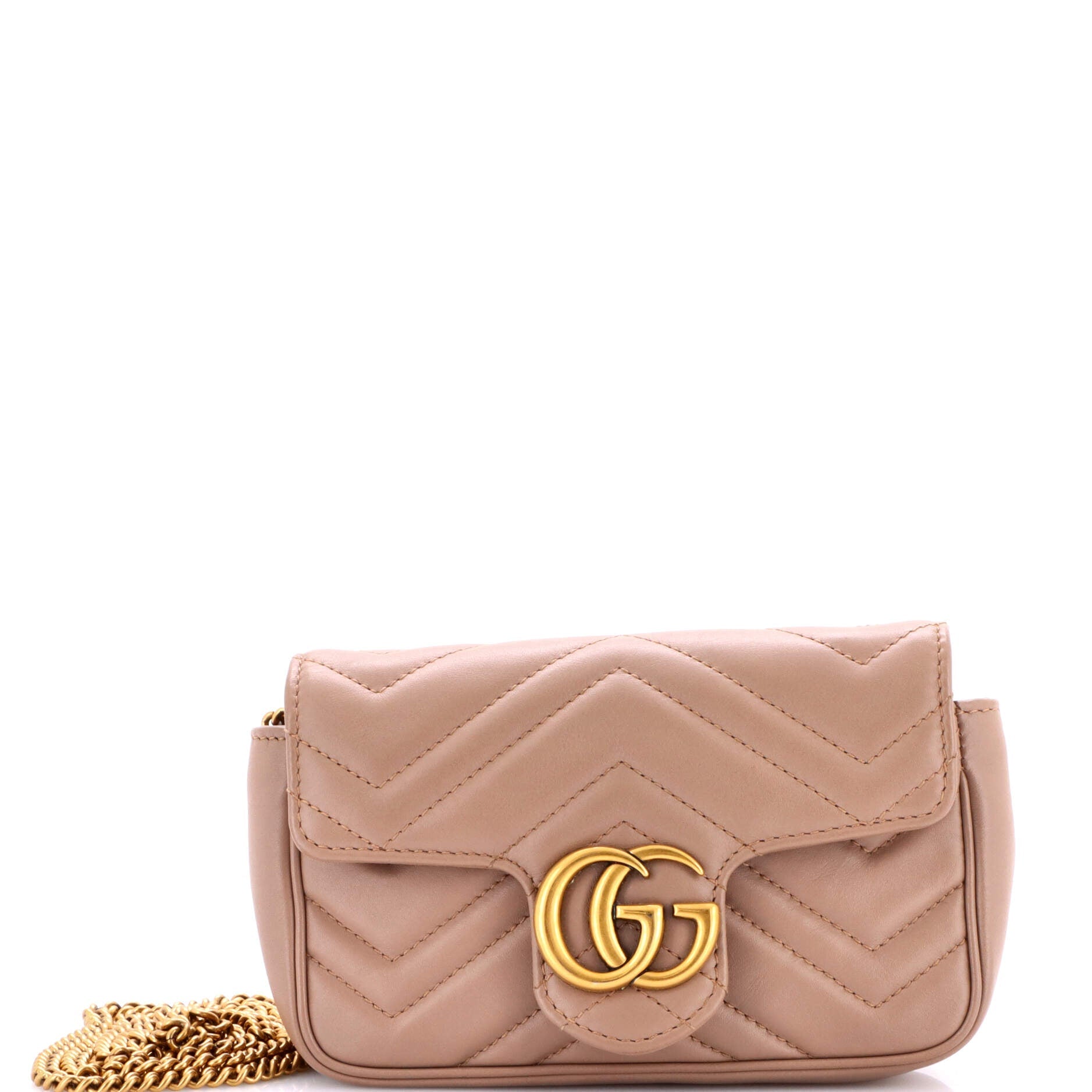 GG Marmont Flap Bag Matelasse Leather Mini