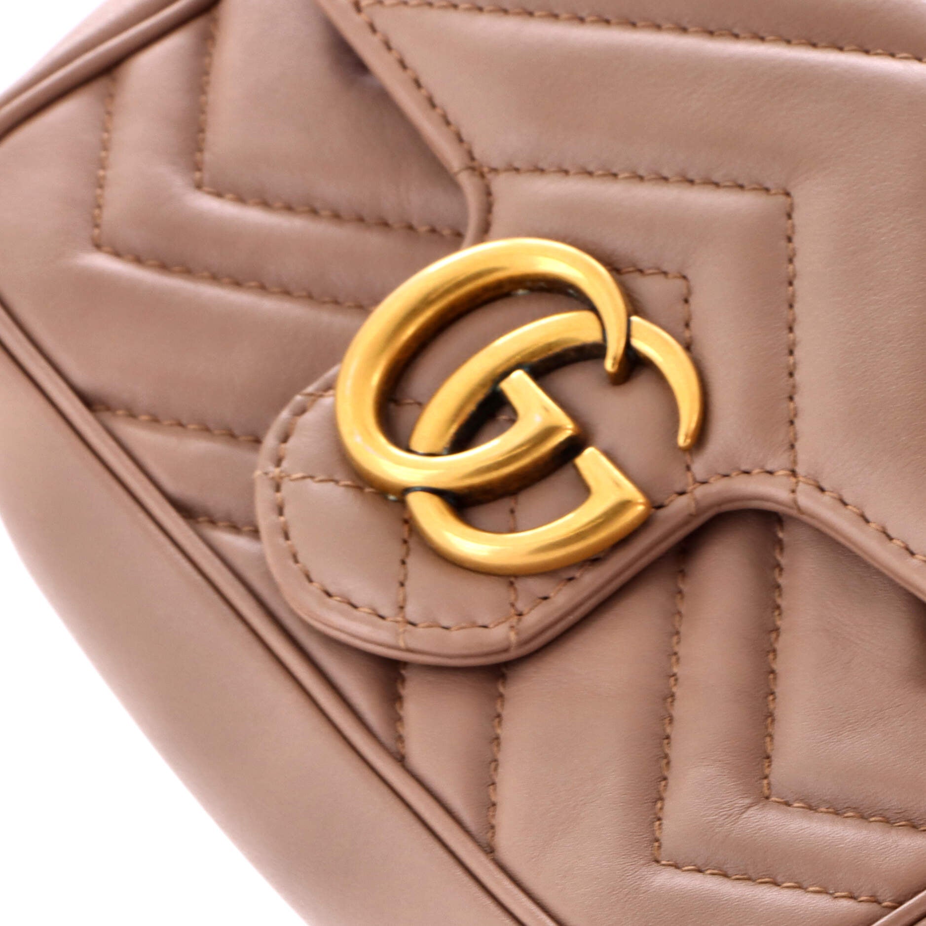 GG Marmont Flap Bag Matelasse Leather Mini