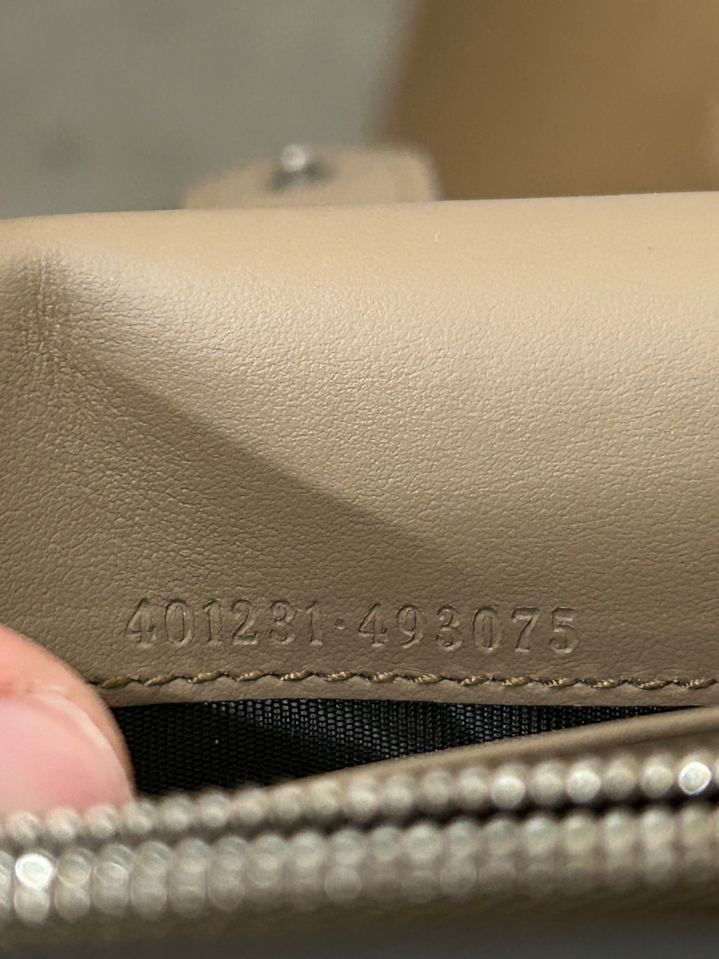Dionysus Chain Wallet GG Coated Canvas Small