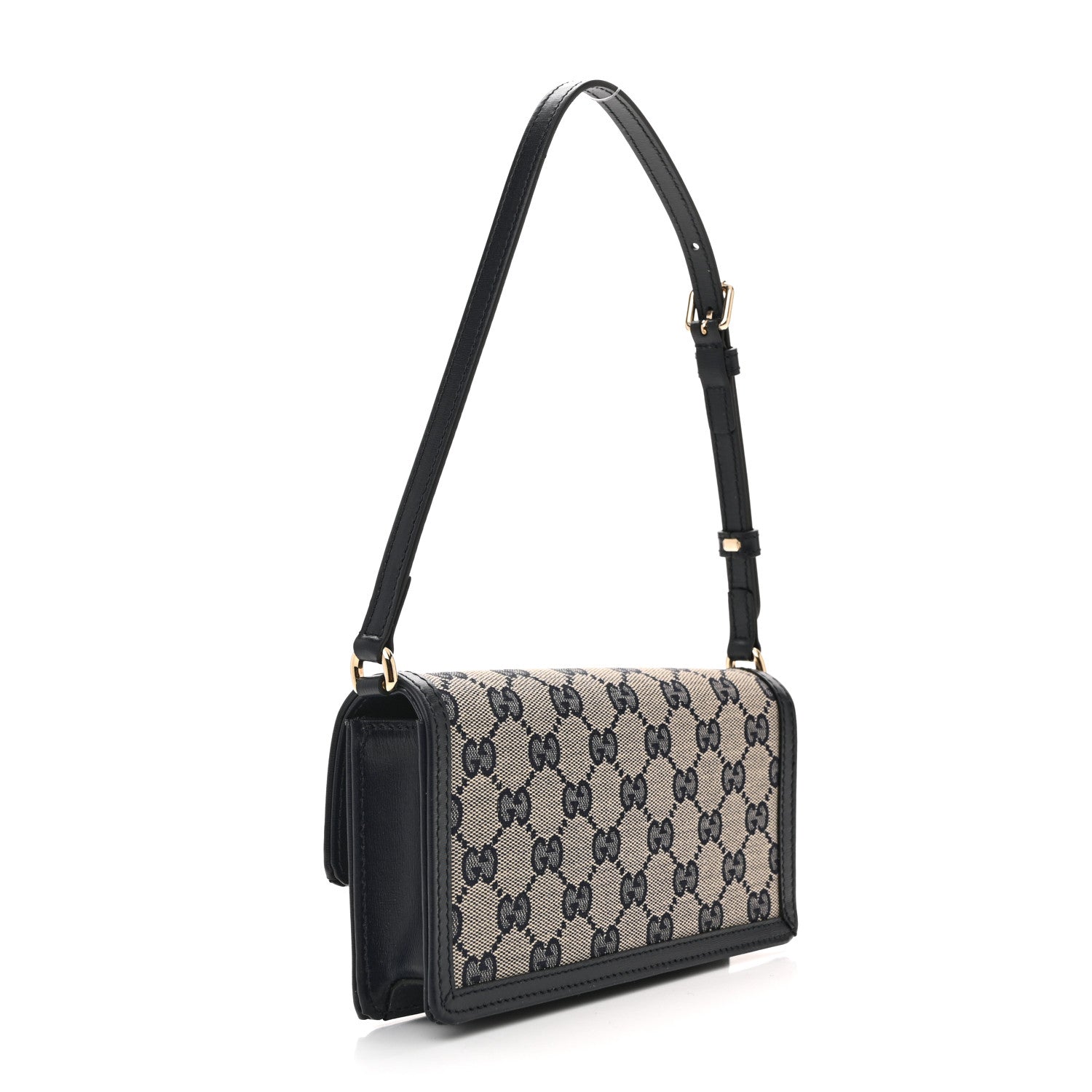 GG Monogram Mini Luce Shoulder Bag Beige Blue