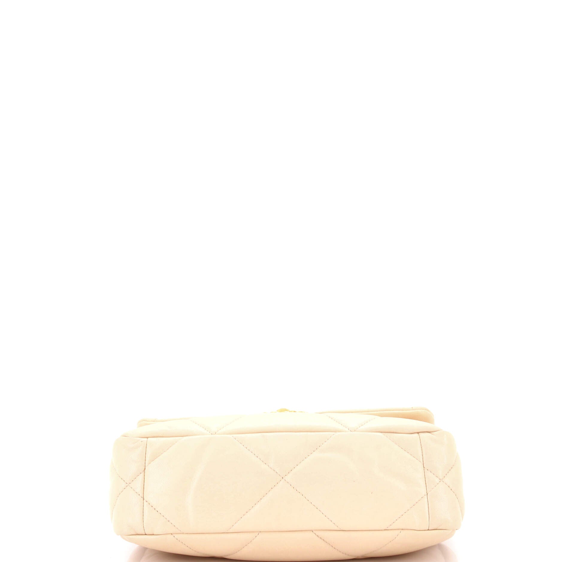 19 Flap Bag Quilted Leather Medium