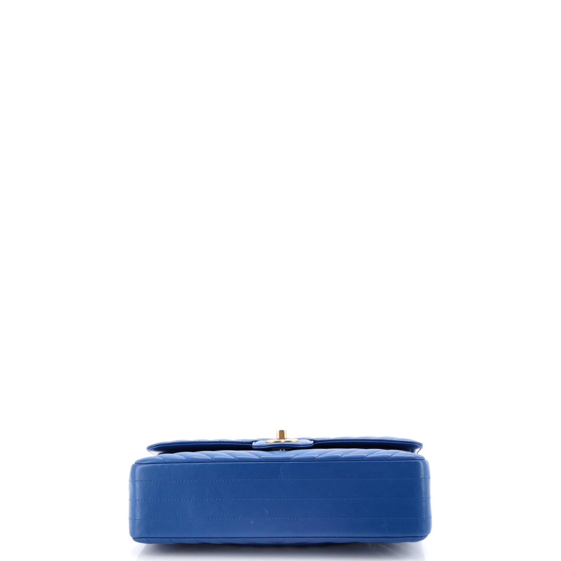 Classic Double Flap Bag Chevron Caviar Medium