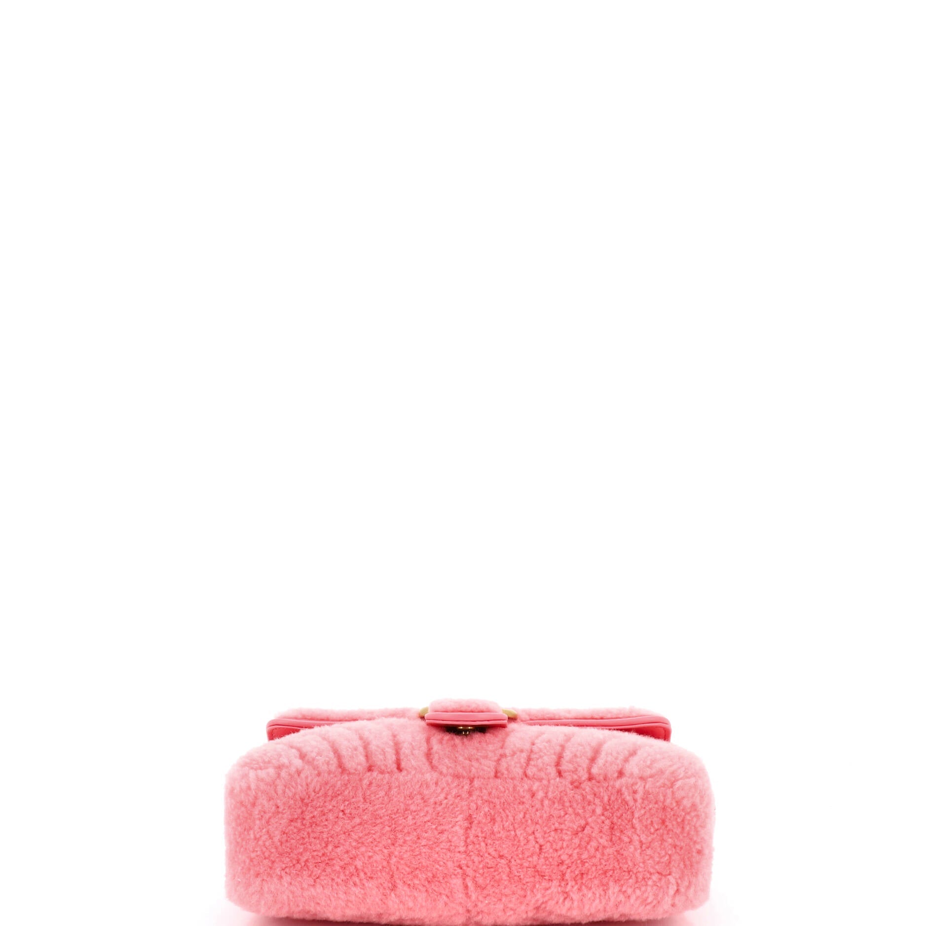 GG Marmont Flap Bag Matelasse Shearling Small