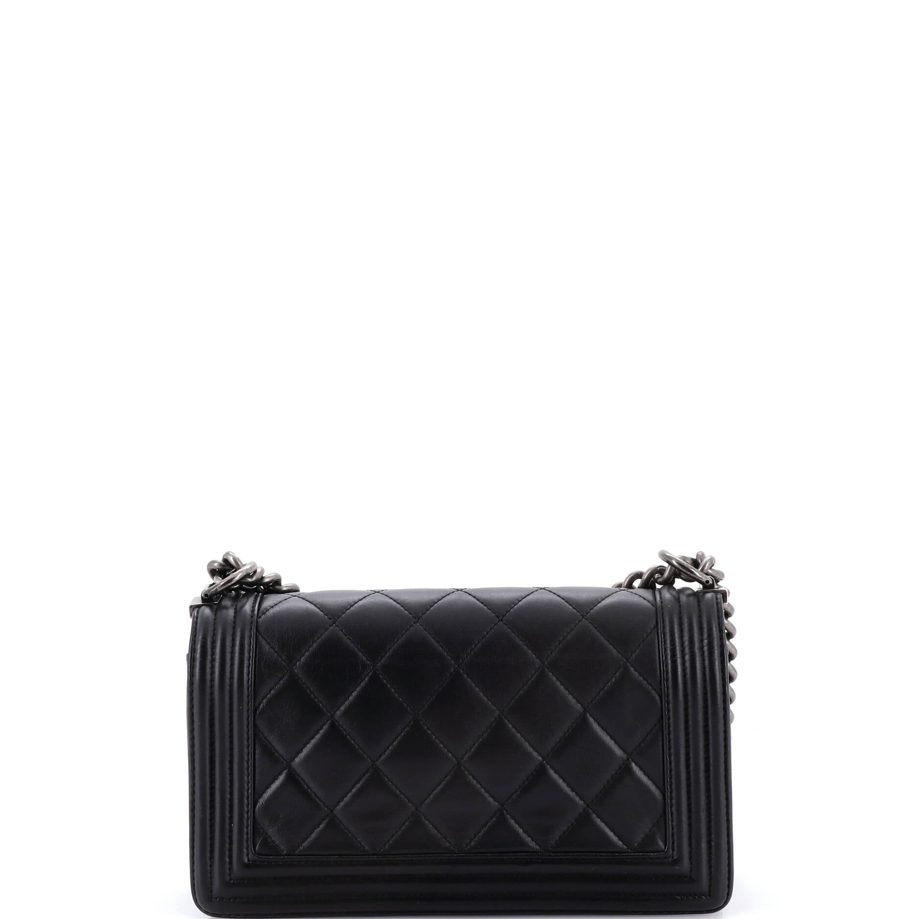 Boy Flap Bag Quilted Lambskin Old Medium