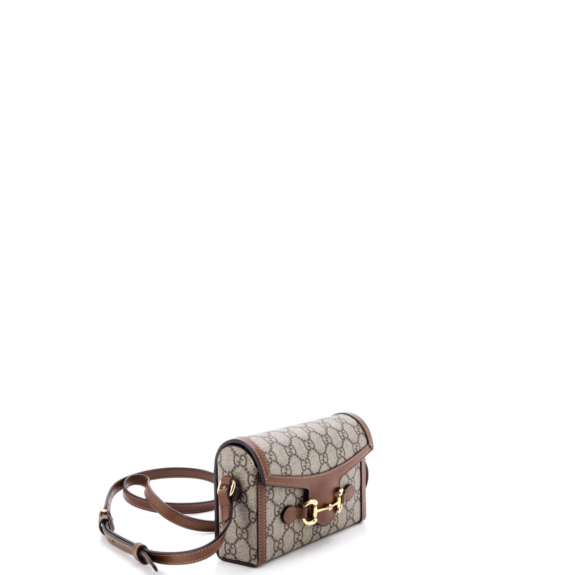 Horsebit 1955 Flap Crossbody Bag GG Coated Canvas Mini