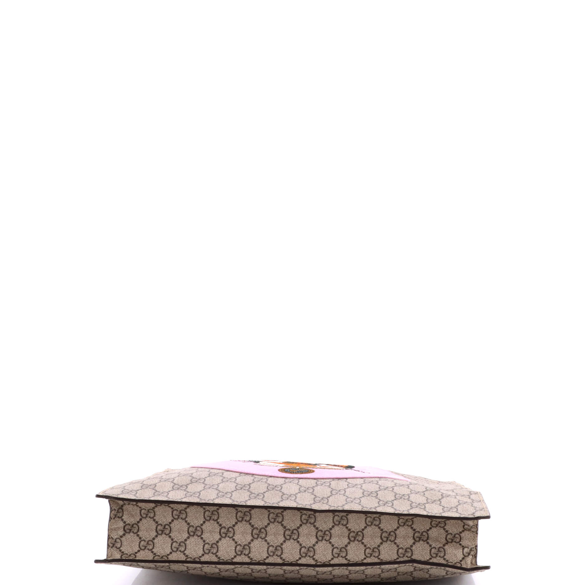 Convertible Soft Open Tote Embroidered GG Coated Canvas Tall