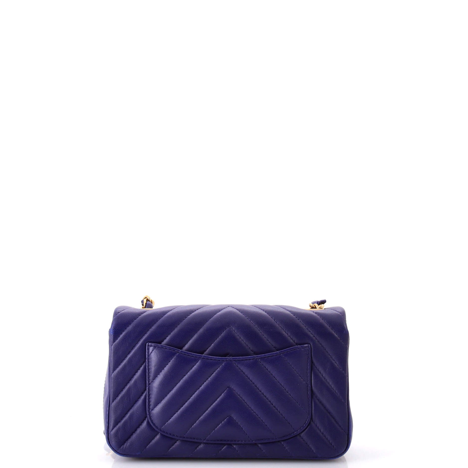 Classic Single Flap Bag Chevron Lambskin Mini