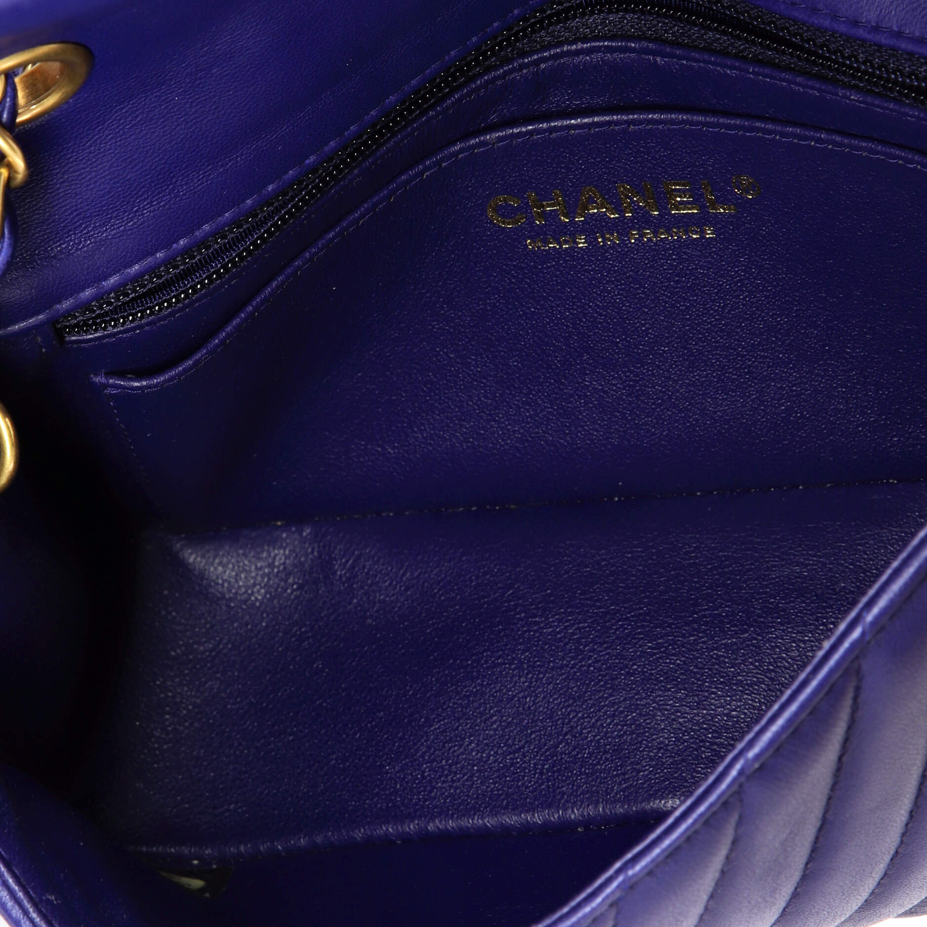 Classic Single Flap Bag Chevron Lambskin Mini