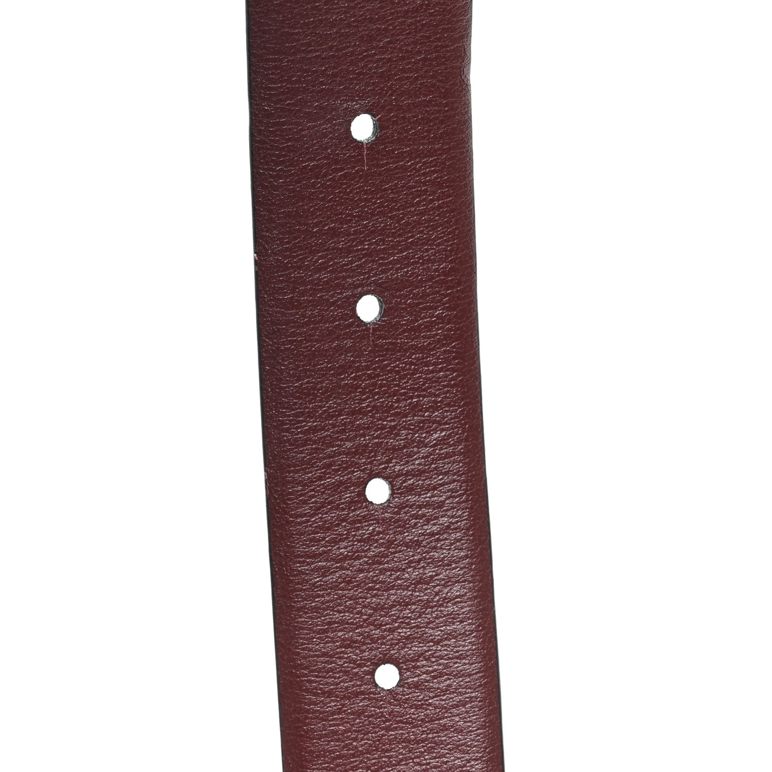 Calfskin CC Reversible Belt 85 34 Black Burgundy