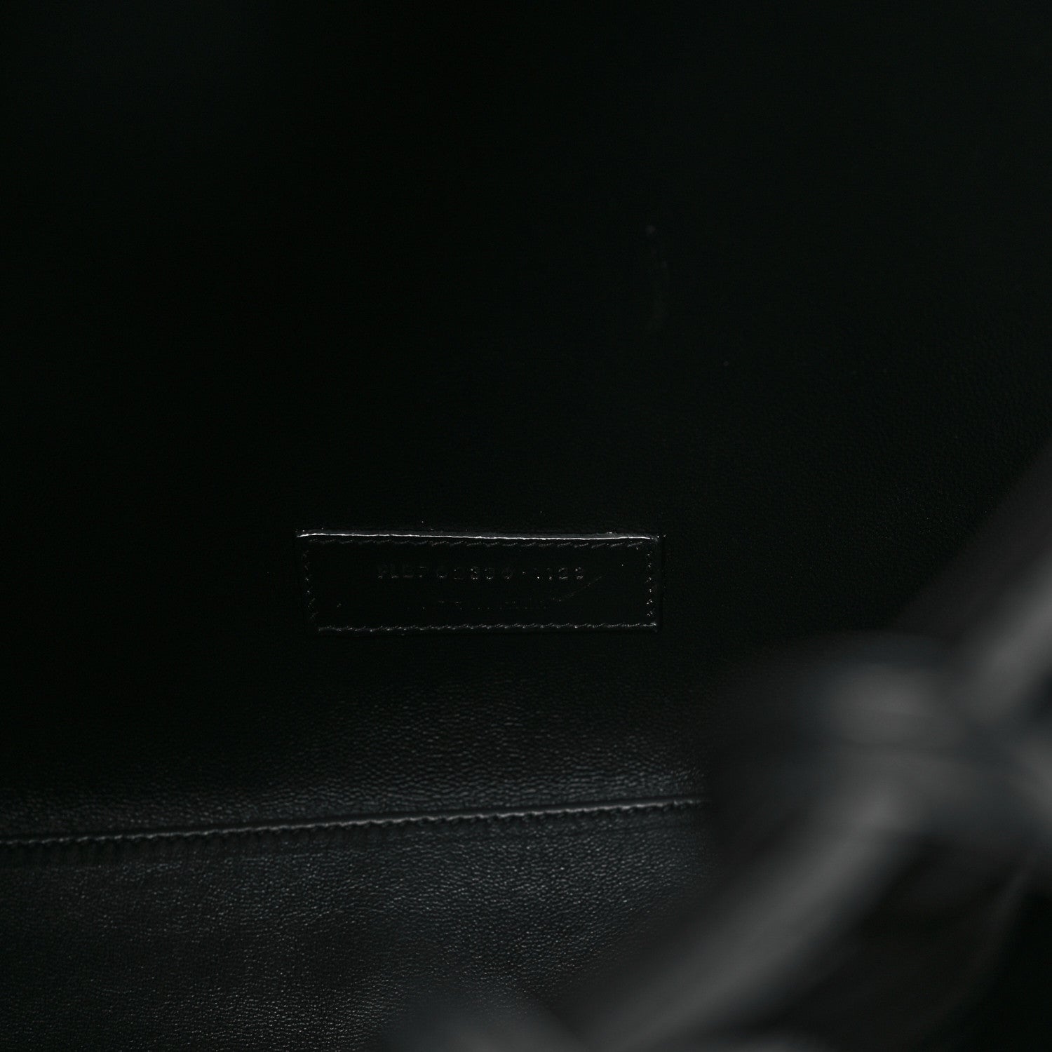 Patent Calfskin Rendez-Vous Hobo Black