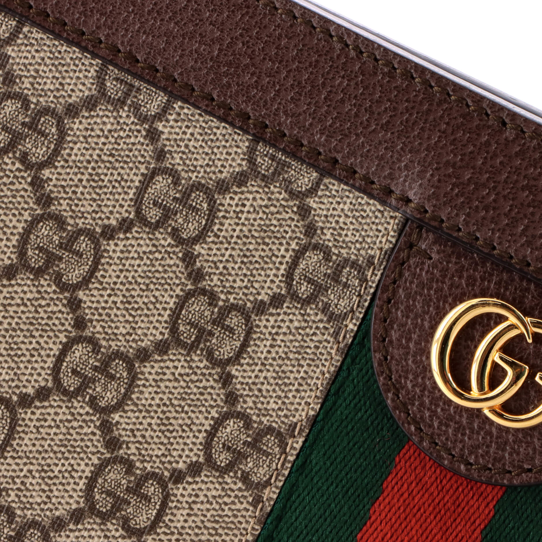 Ophidia Chain Shoulder Bag GG Coated Canvas Small