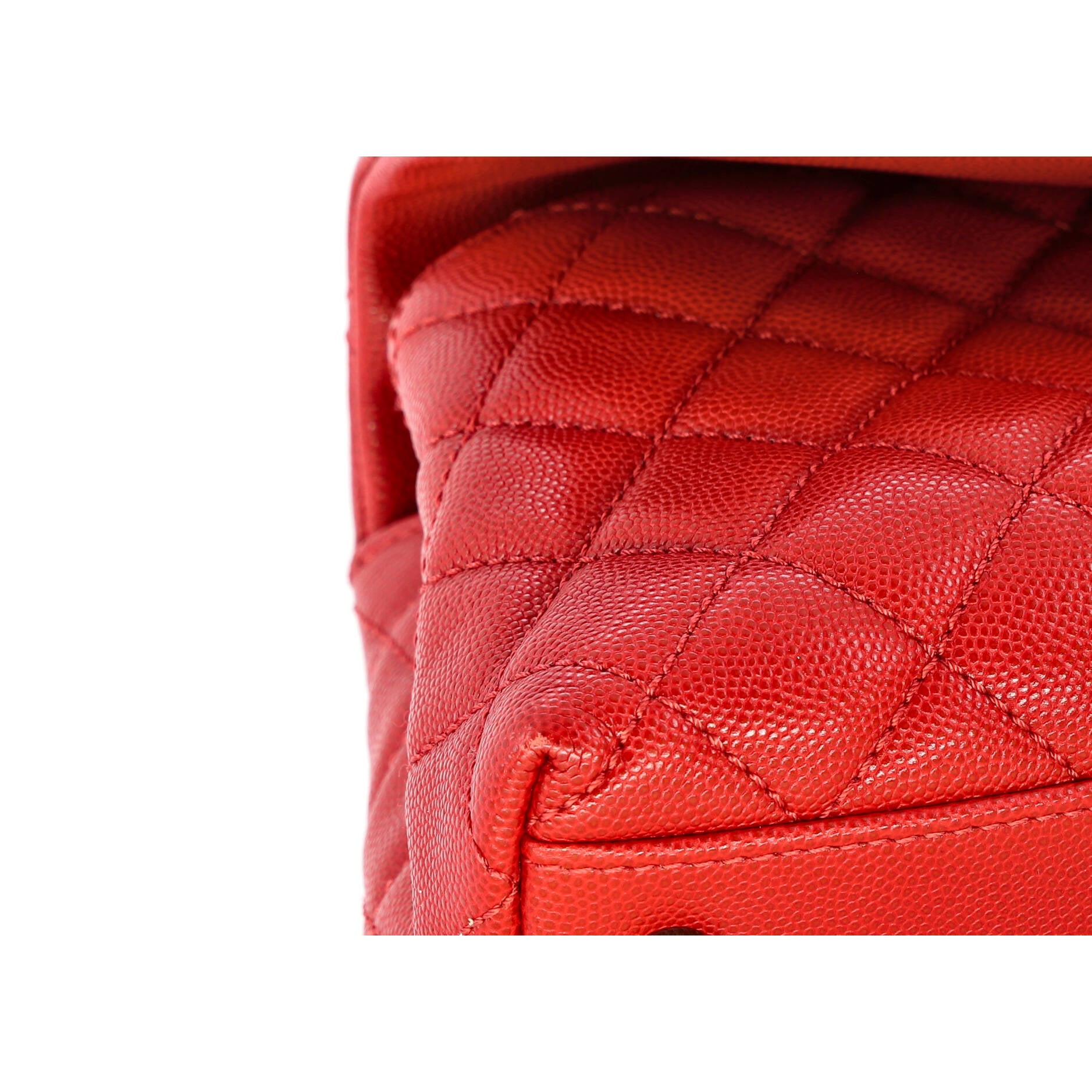 Coco Top Handle Bag Quilted Caviar Mini