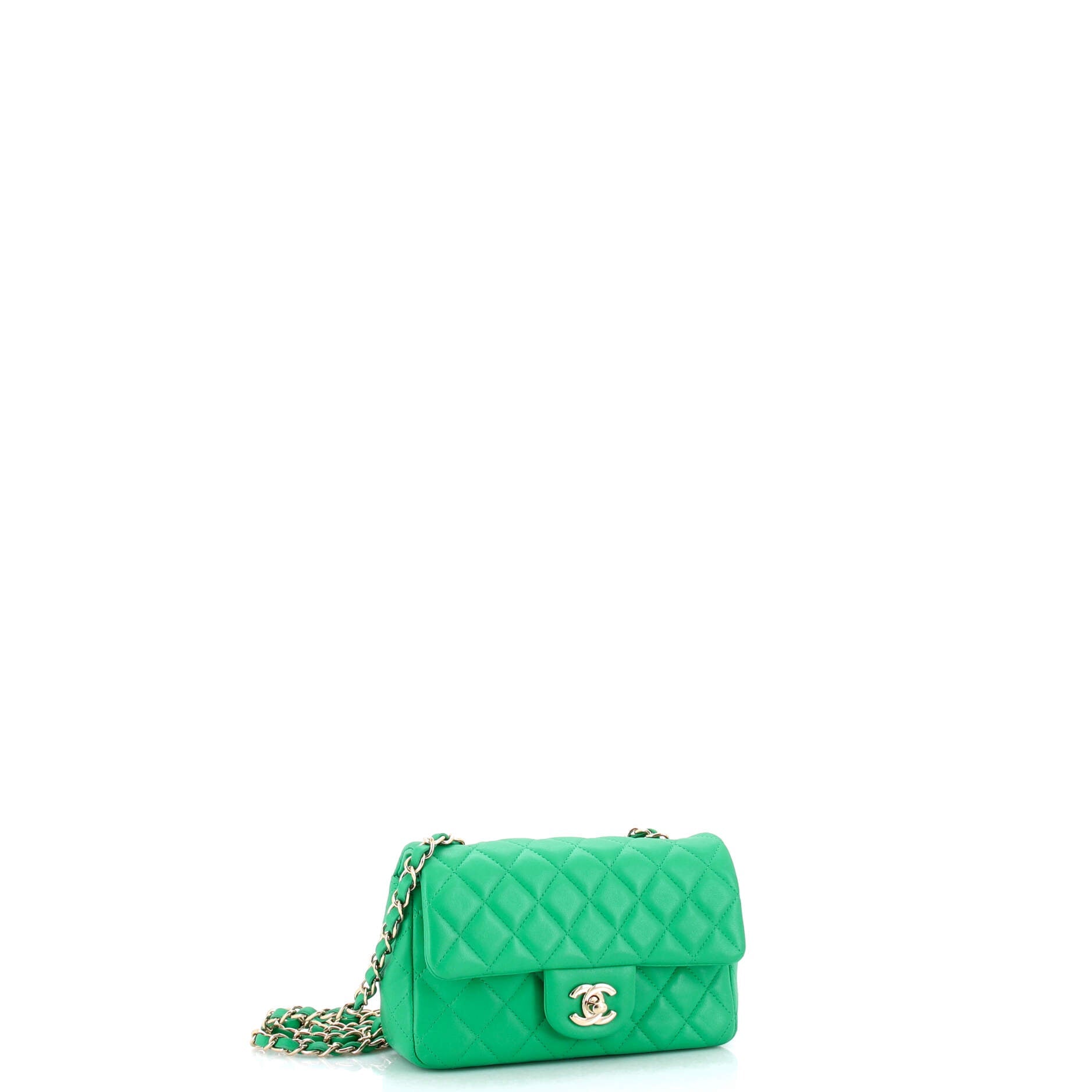 Classic Single Flap Bag Quilted Lambskin Mini