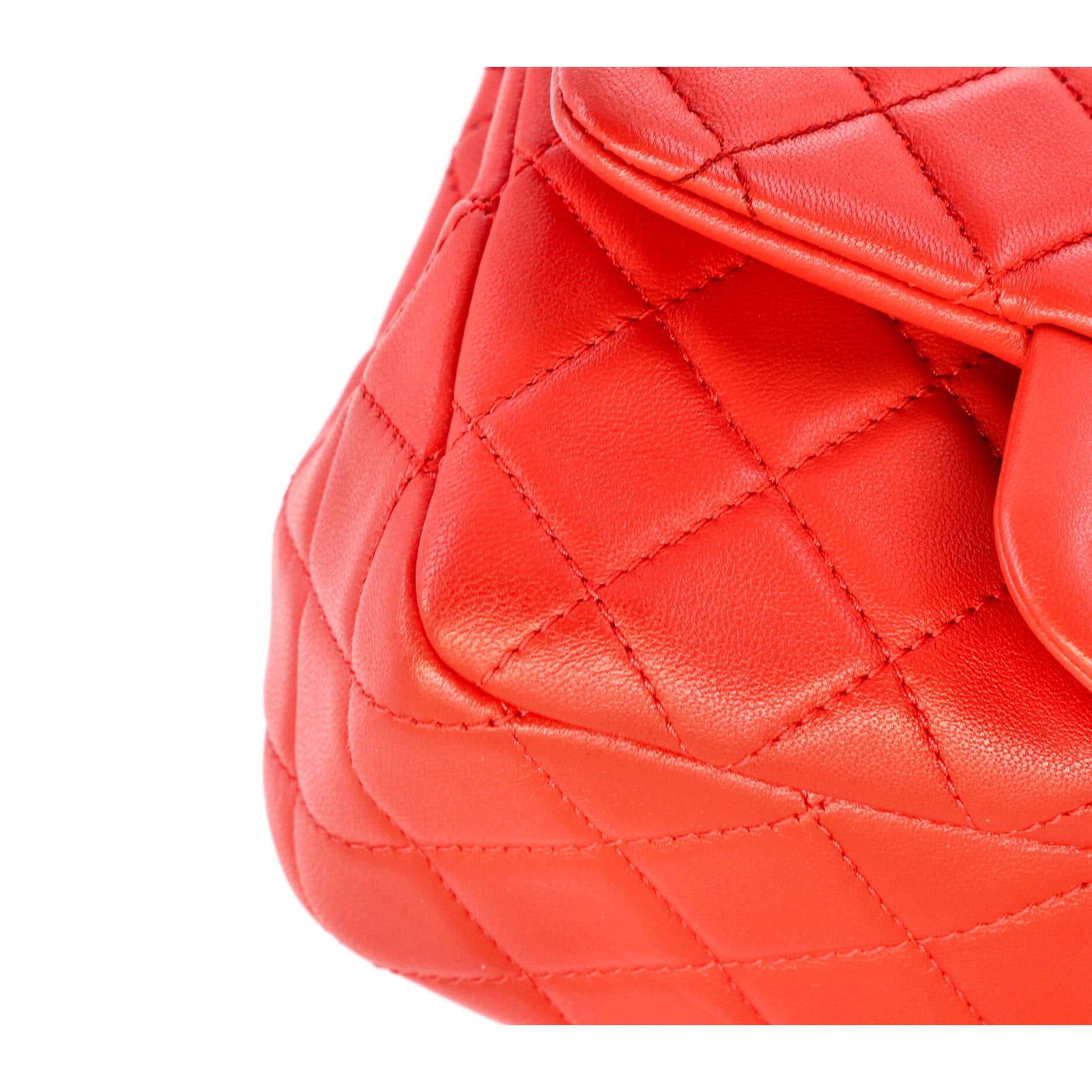 Pearl Crush Square Flap Bag Quilted Lambskin Mini