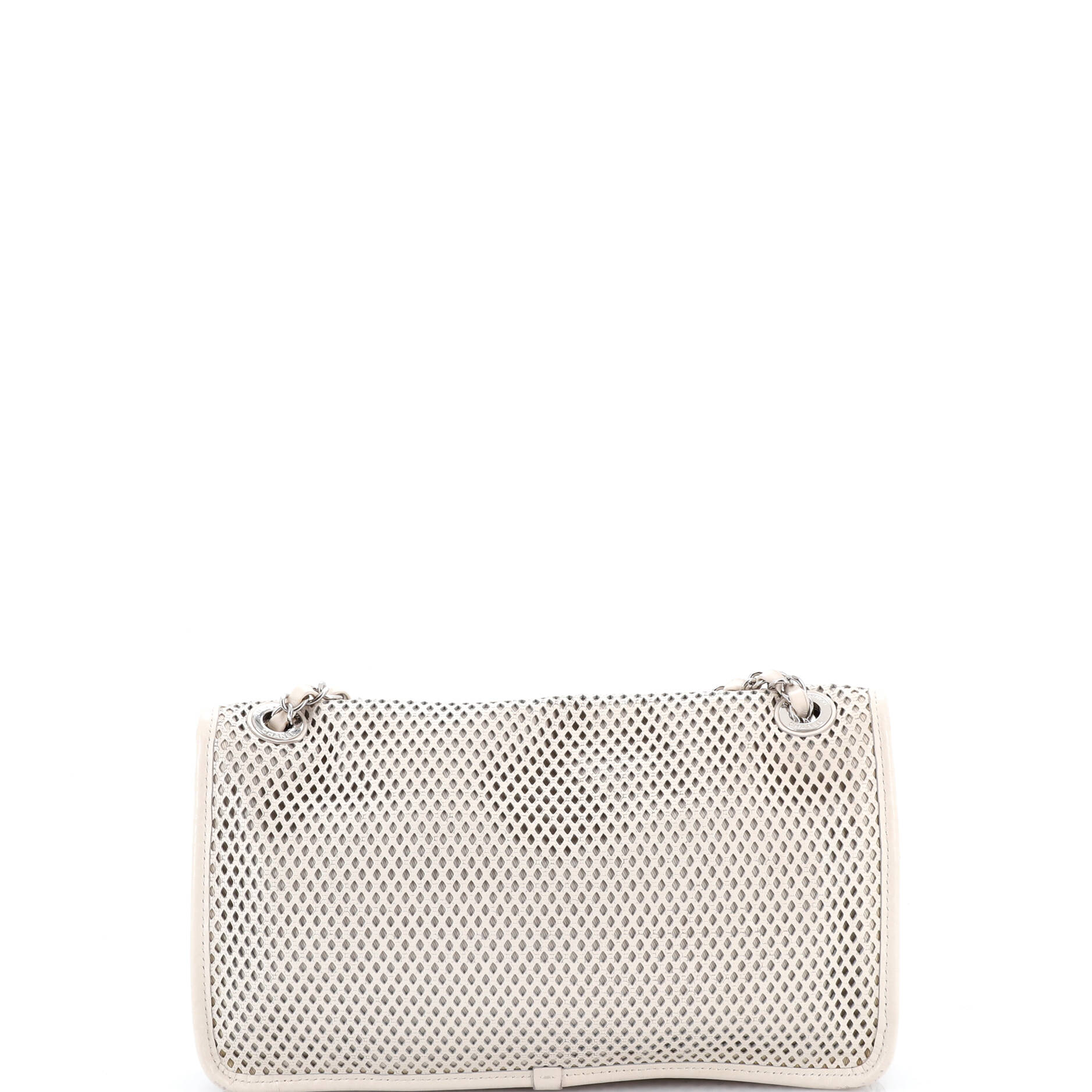 Up In The Air Flap Bag Perforated Leather Medium