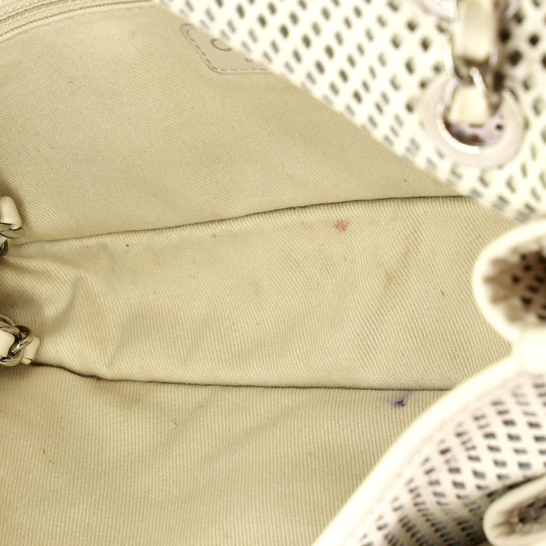 Up In The Air Flap Bag Perforated Leather Medium