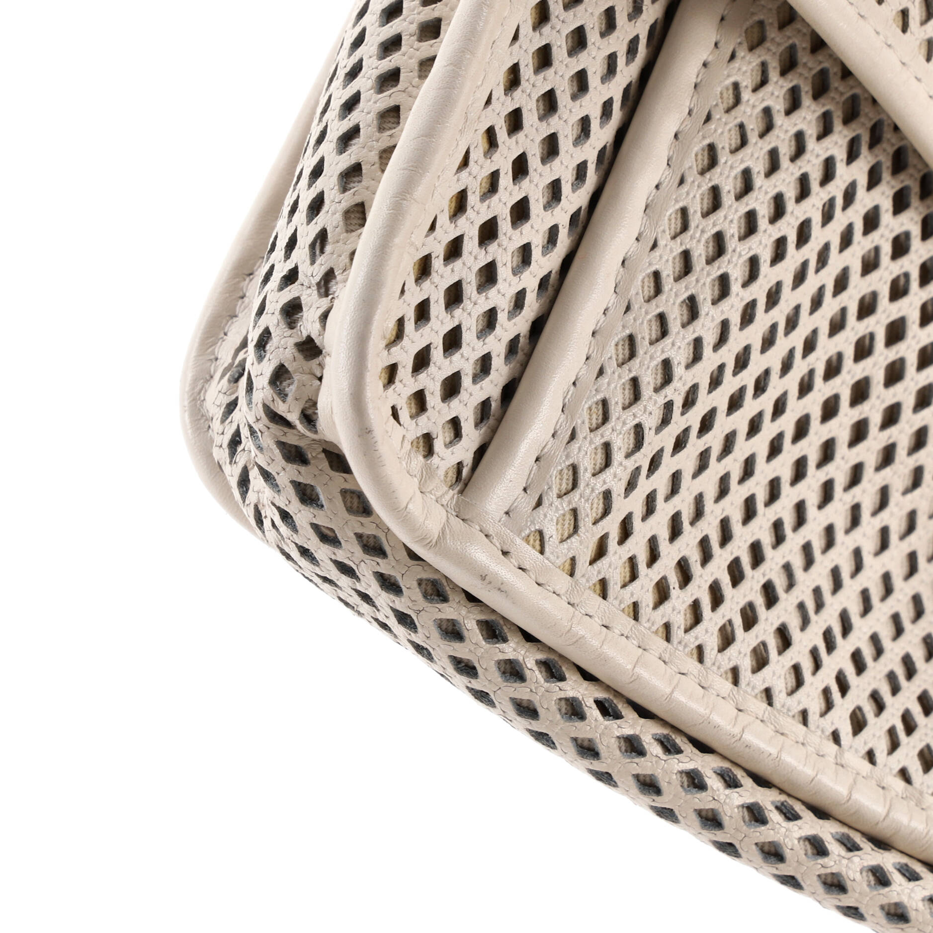 Up In The Air Flap Bag Perforated Leather Medium