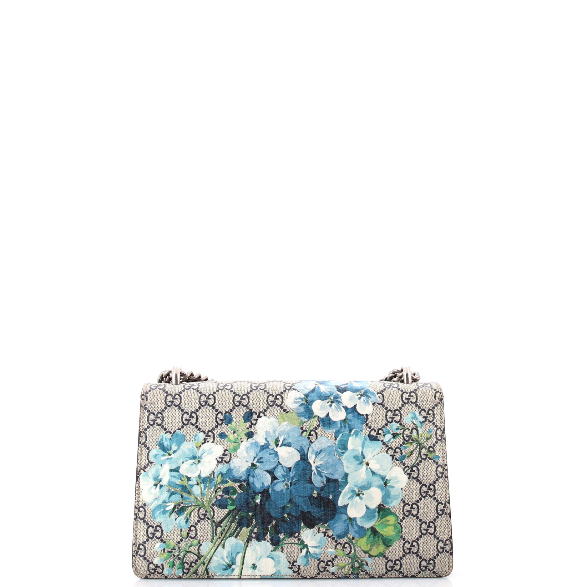 Dionysus Bag Blooms Print GG Coated Canvas Small