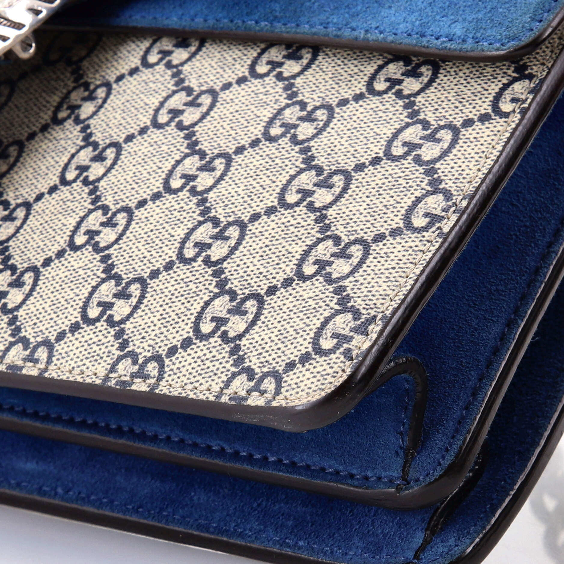 Dionysus Bag Blooms Print GG Coated Canvas Small