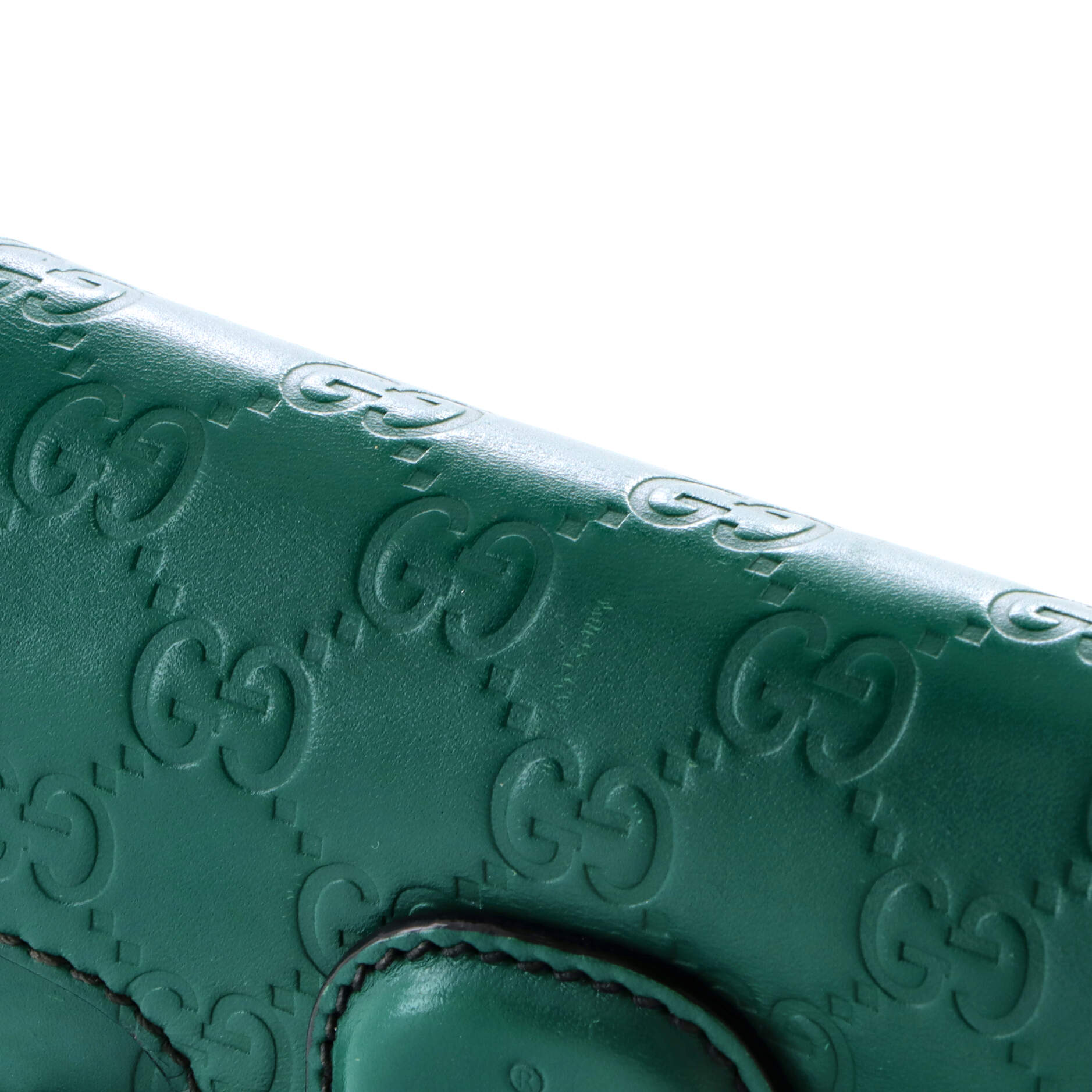 Emily Chain Flap Shoulder Bag Guccissima Leather Small