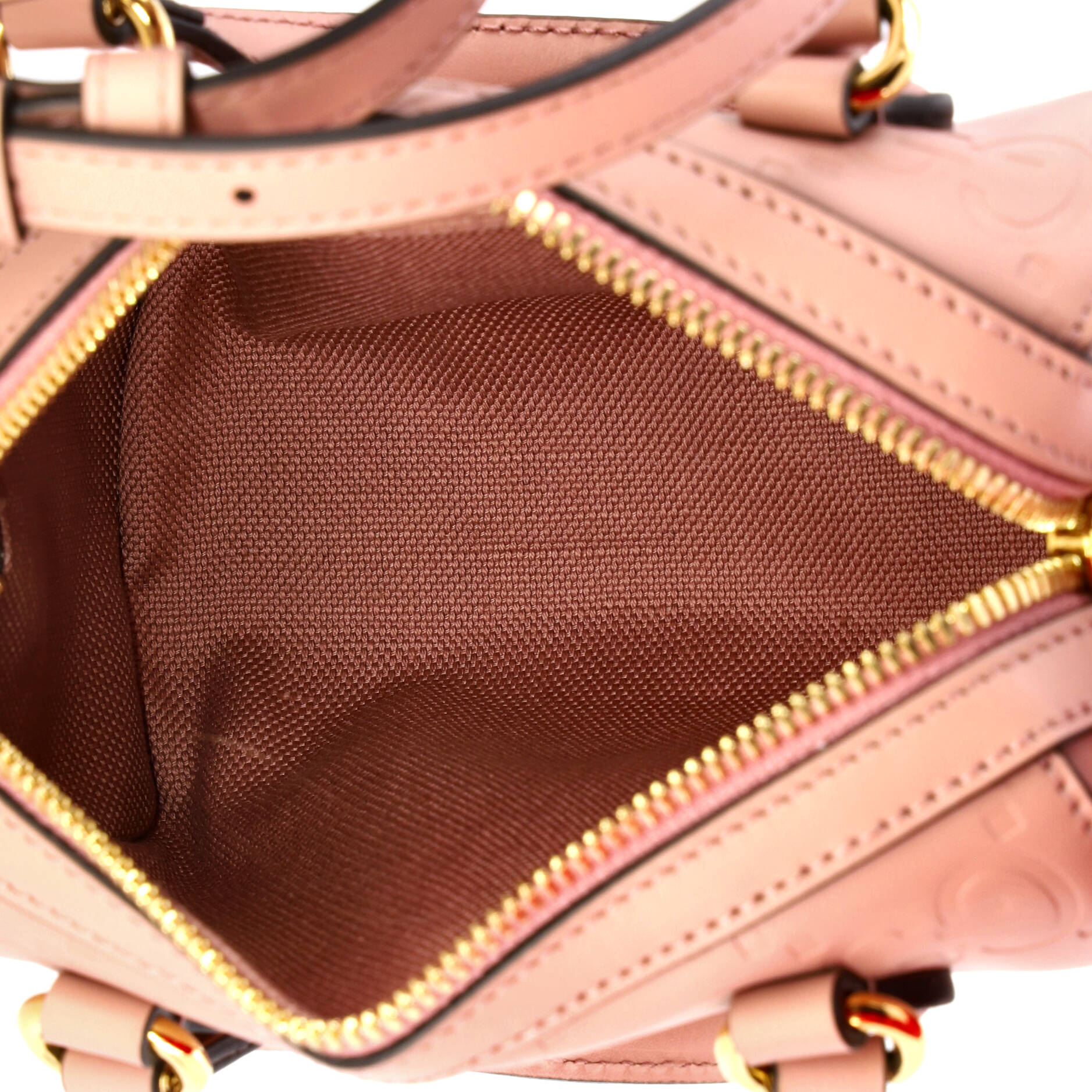 Convertible Boston Bag Jumbo GG Embossed Leather Super Mini