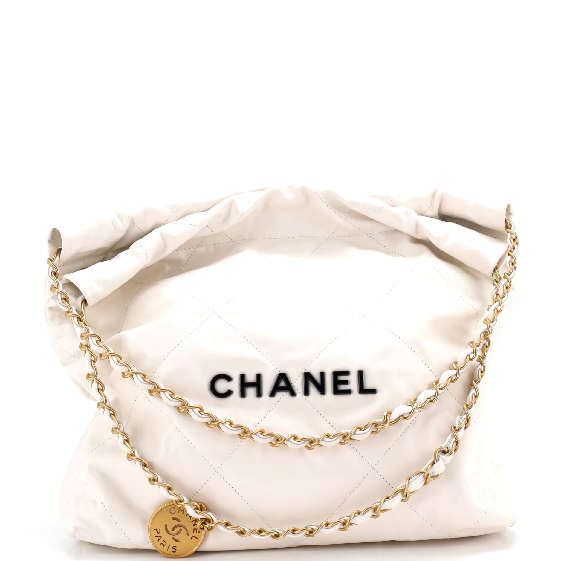 22 Chain Hobo Quilted Calfskin Small