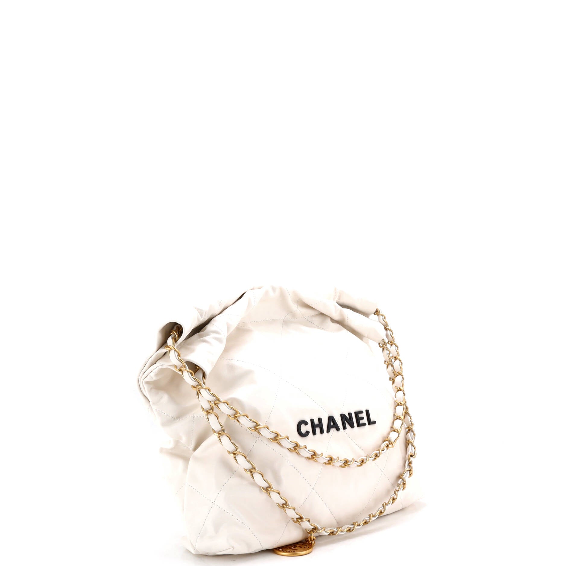 22 Chain Hobo Quilted Calfskin Small