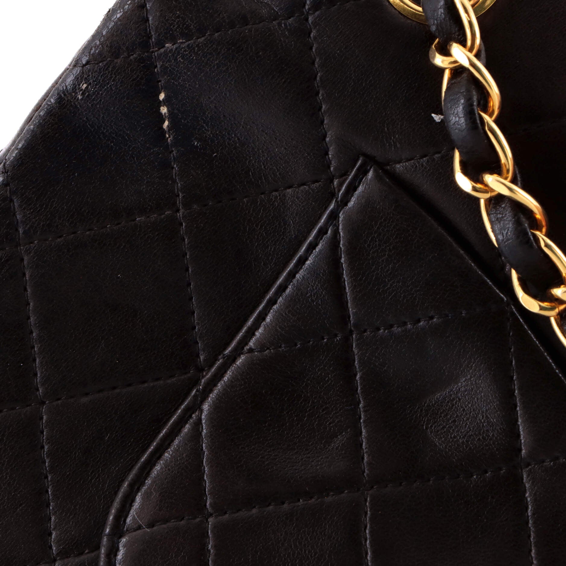 Vintage Classic Double Flap Bag Quilted Lambskin Medium