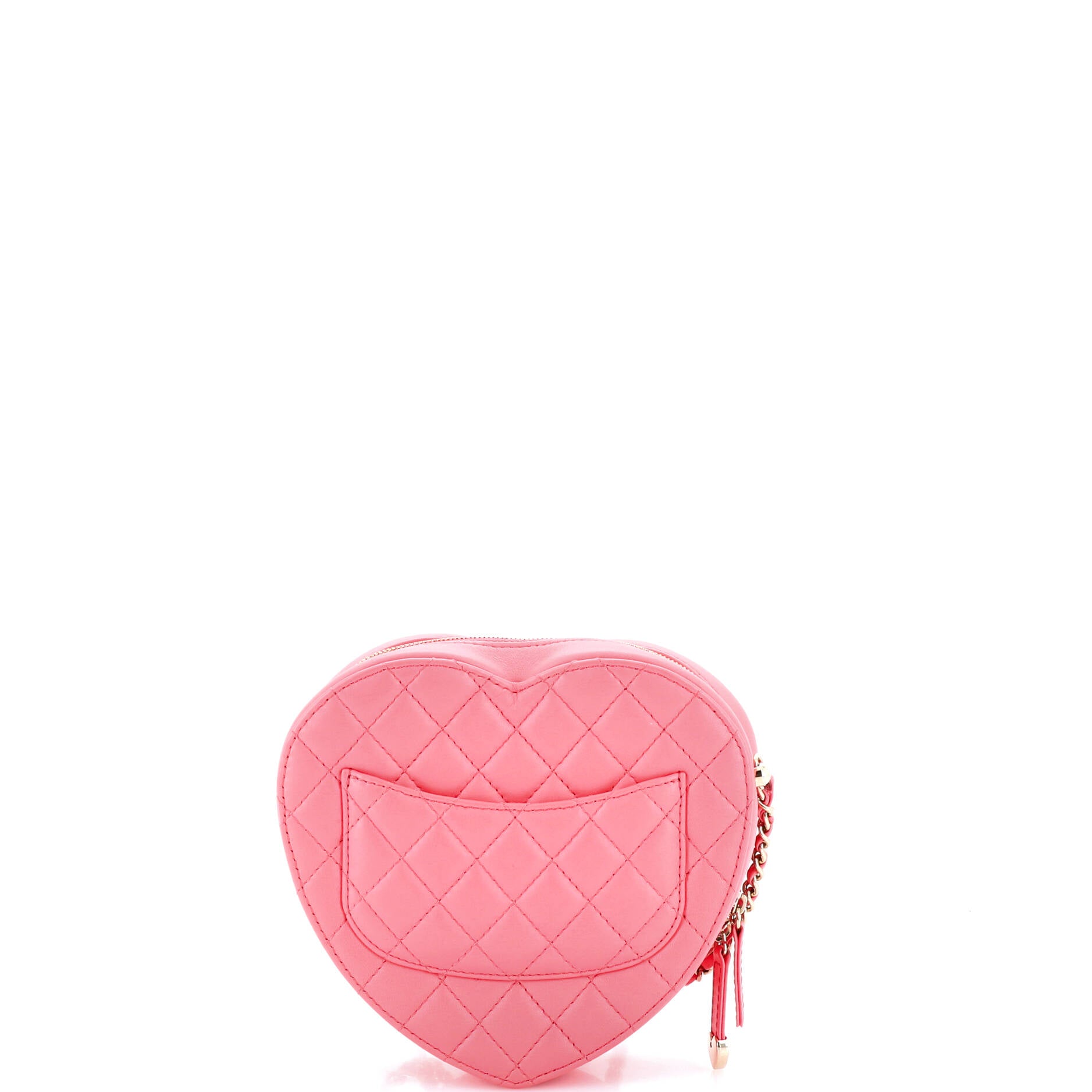 CC in Love Heart Bag Quilted Lambskin