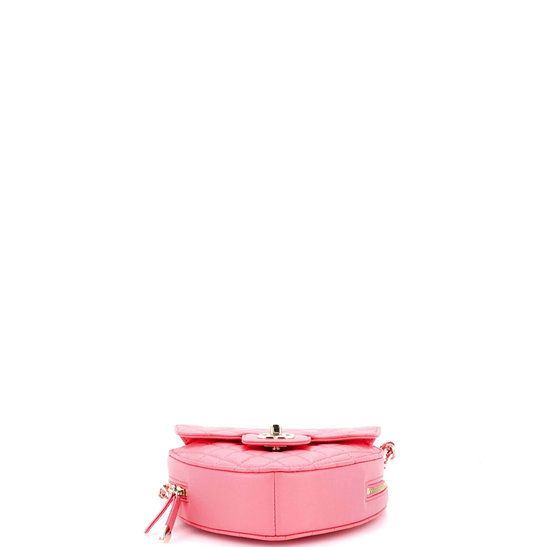 CC in Love Heart Bag Quilted Lambskin