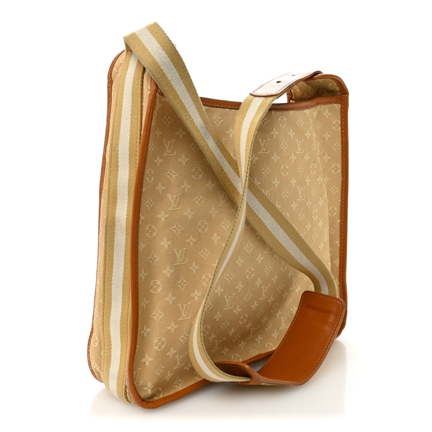 Mini Monogram Besace Mary Kate Beige