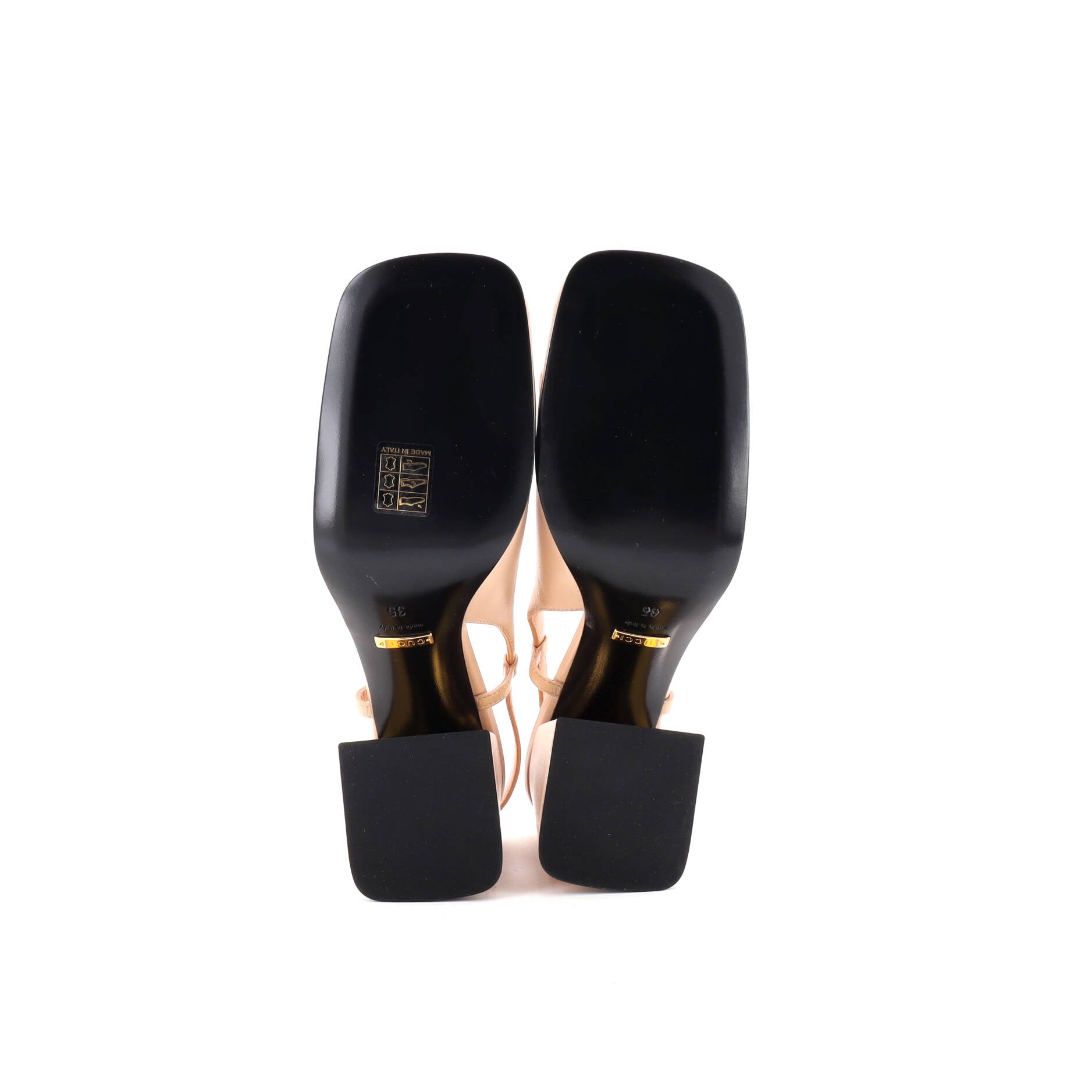 Women's Horsebit Slingback Pumps Leather