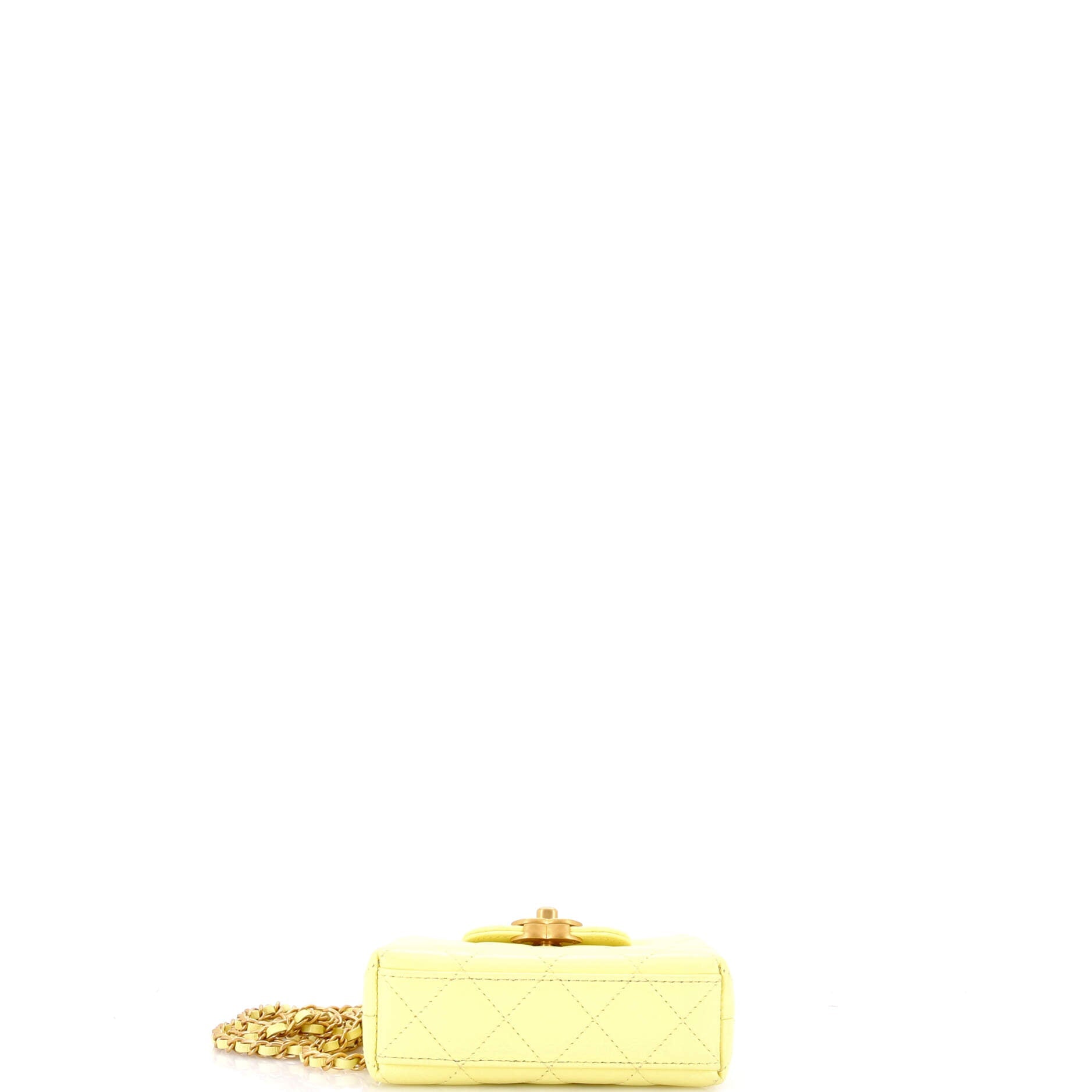 Kelly Top Handle Shopping Bag Quilted Shiny Aged Calfskin Nano