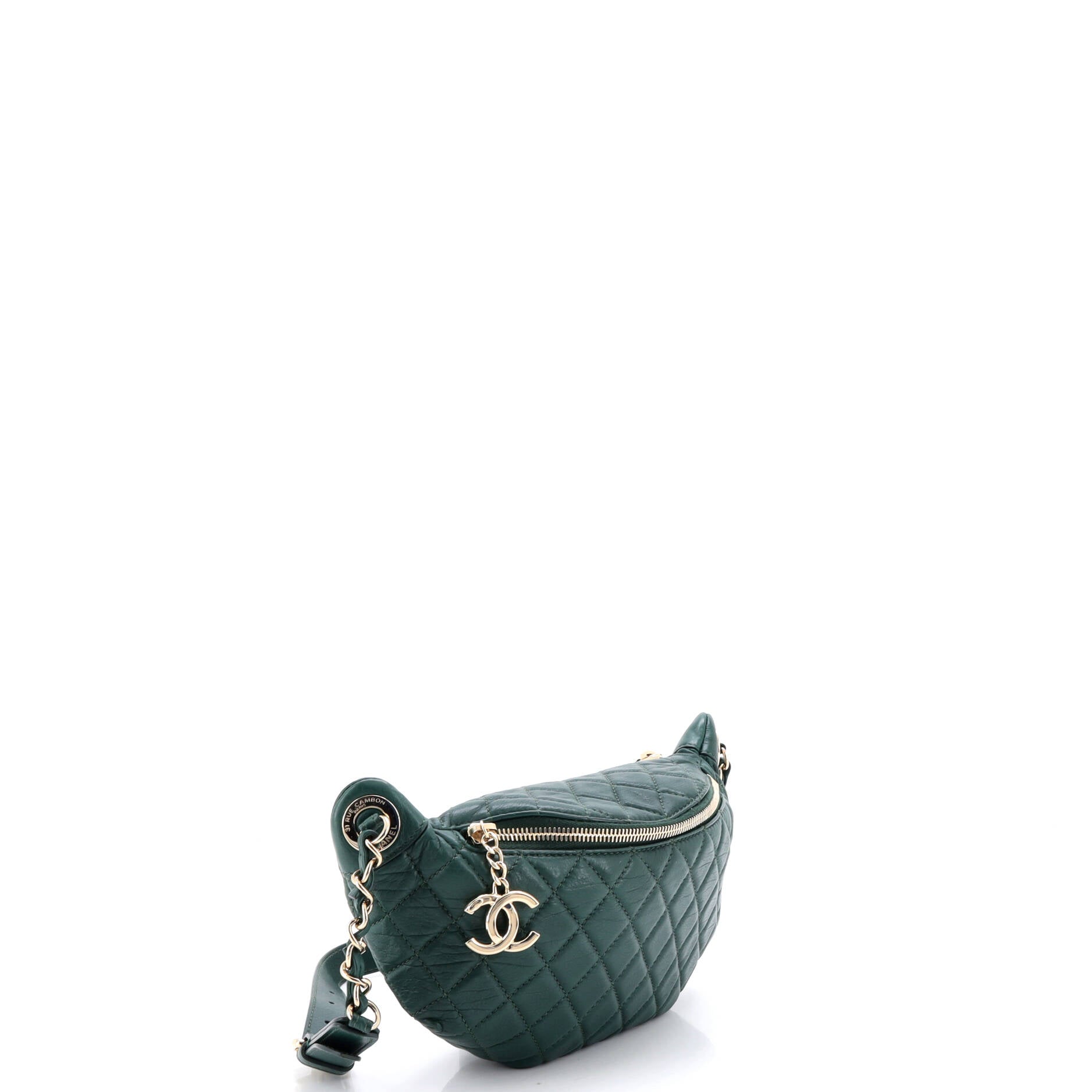 Banane Waist Bag Quilted Leather