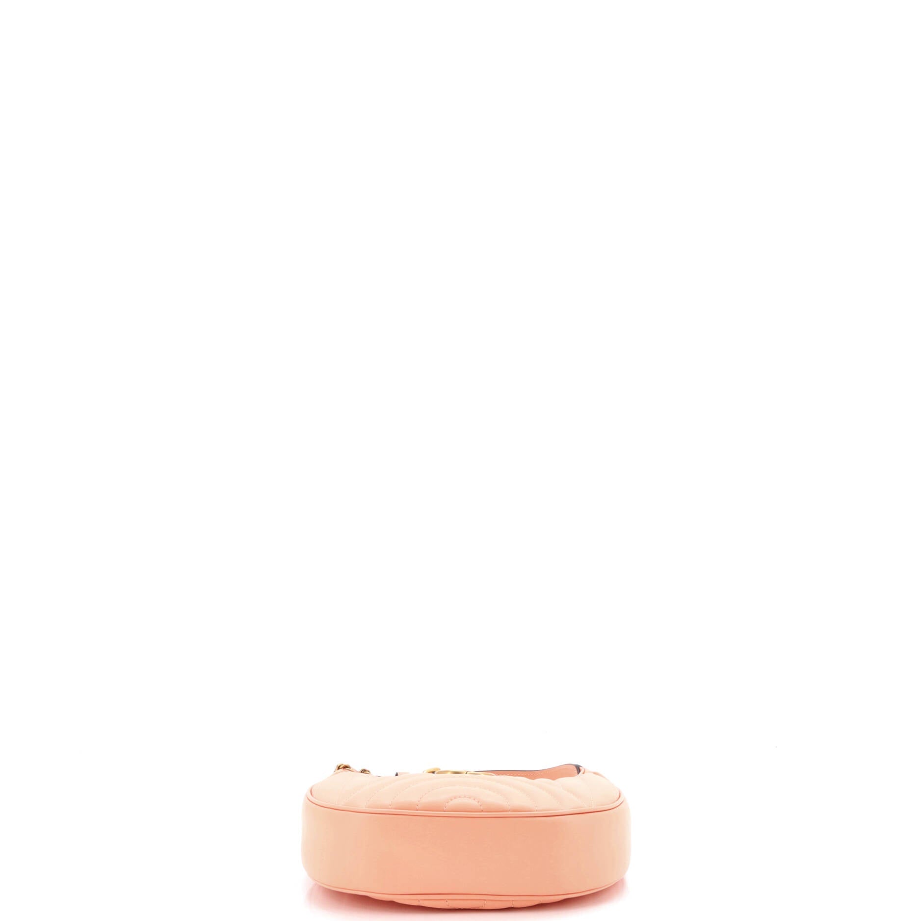 GG Marmont Half Moon Hobo Matelasse Leather Mini