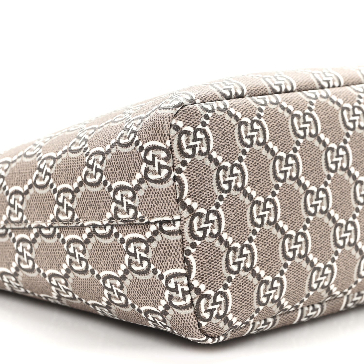 GG Shadow Monogram Super Mini Ophidia Shoulder Bag Taupe