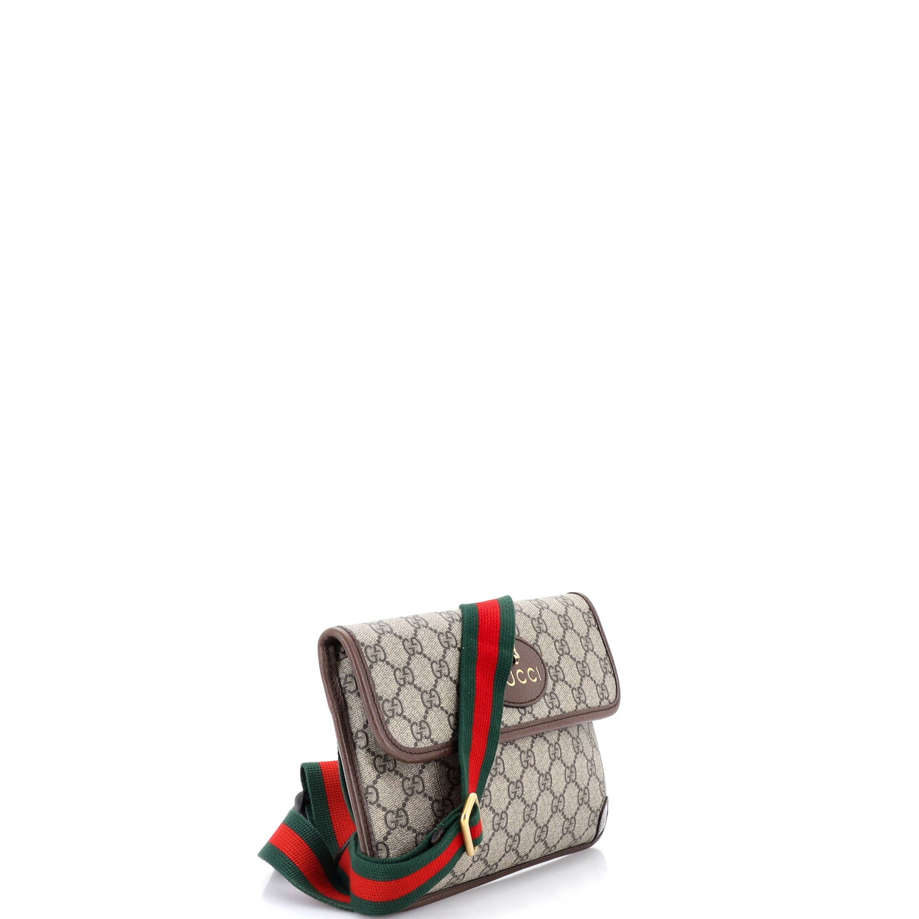 Neo Vintage Flap Belt Bag GG Coated Canvas