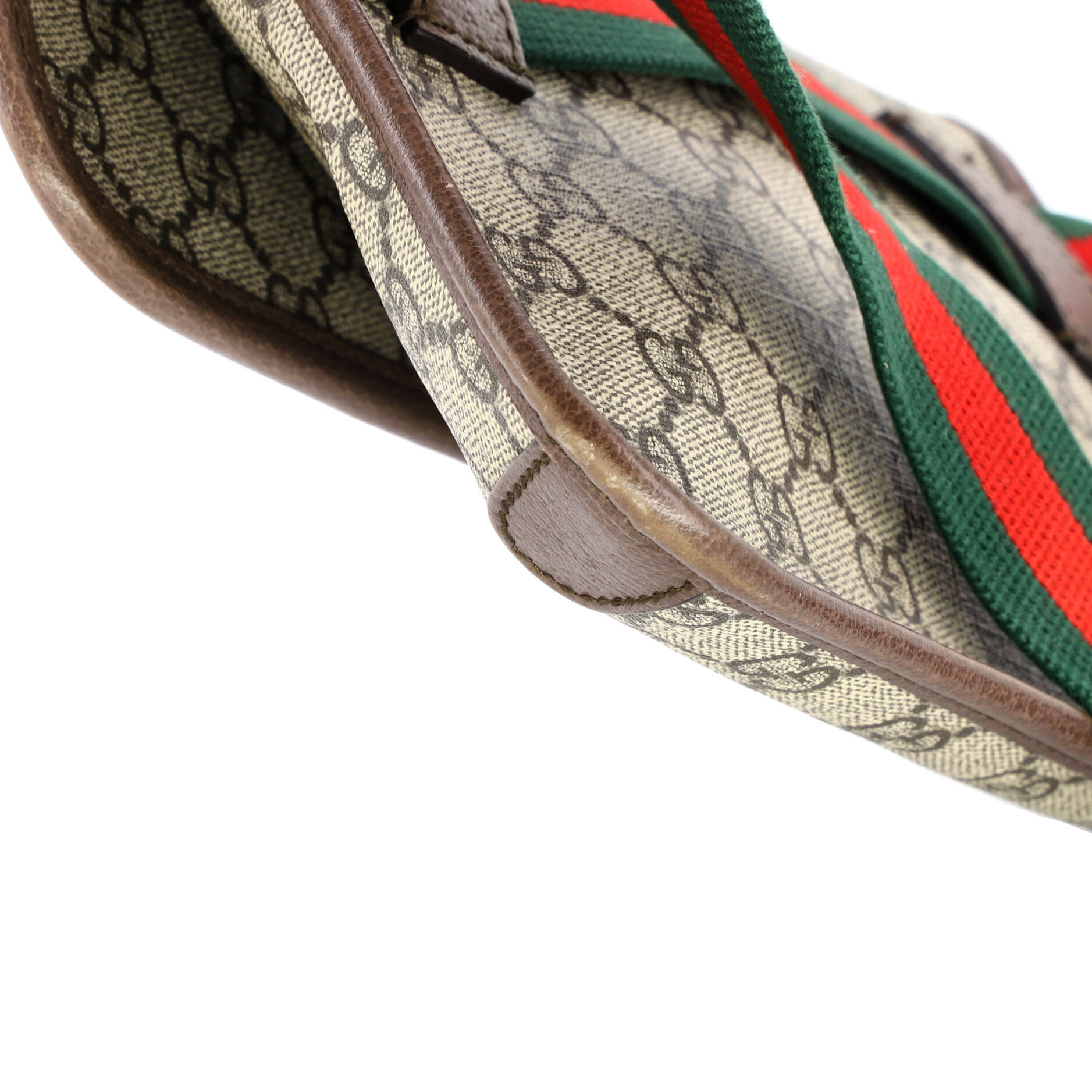 Neo Vintage Flap Belt Bag GG Coated Canvas