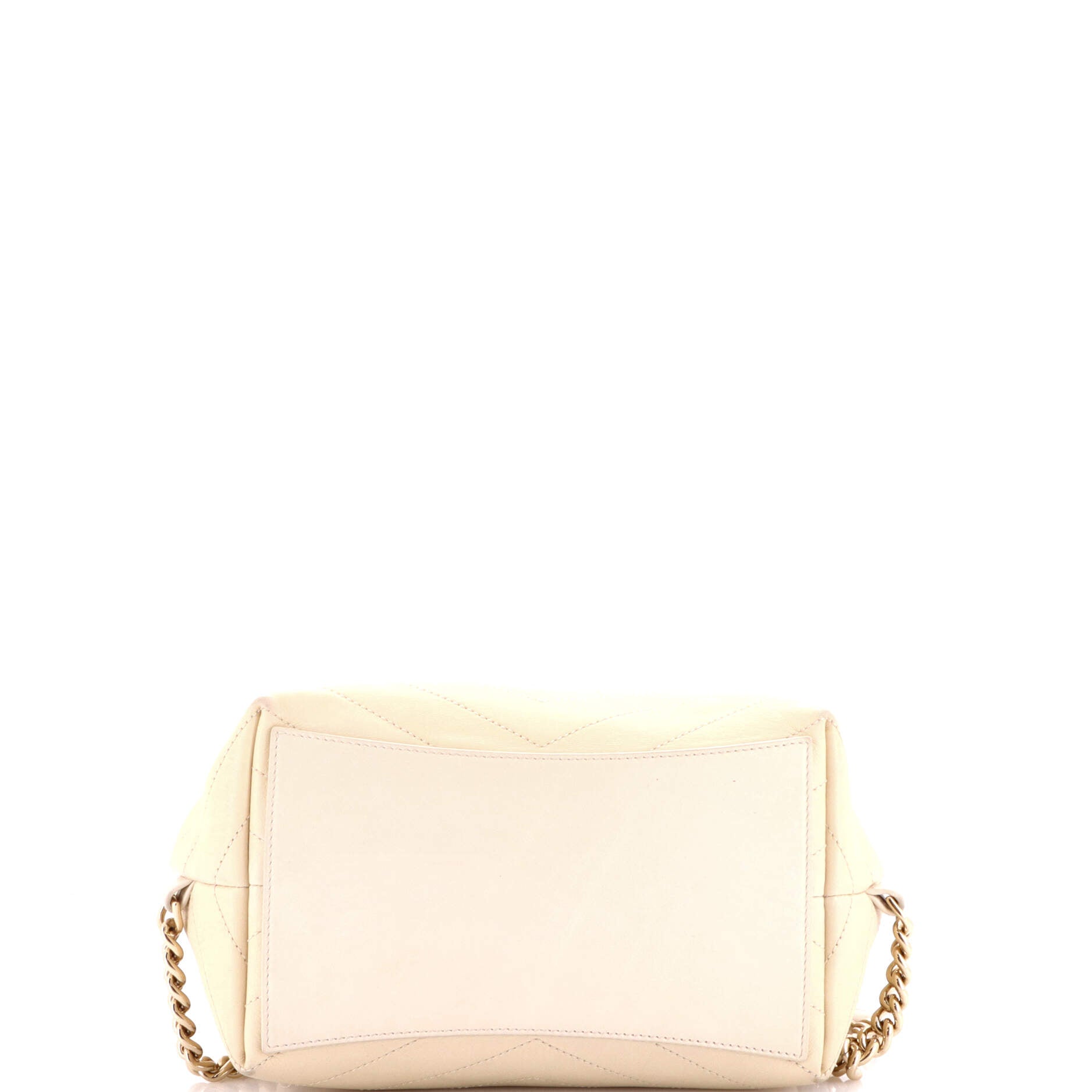 Coco Chevron Backpack Stitched Calfskin Small