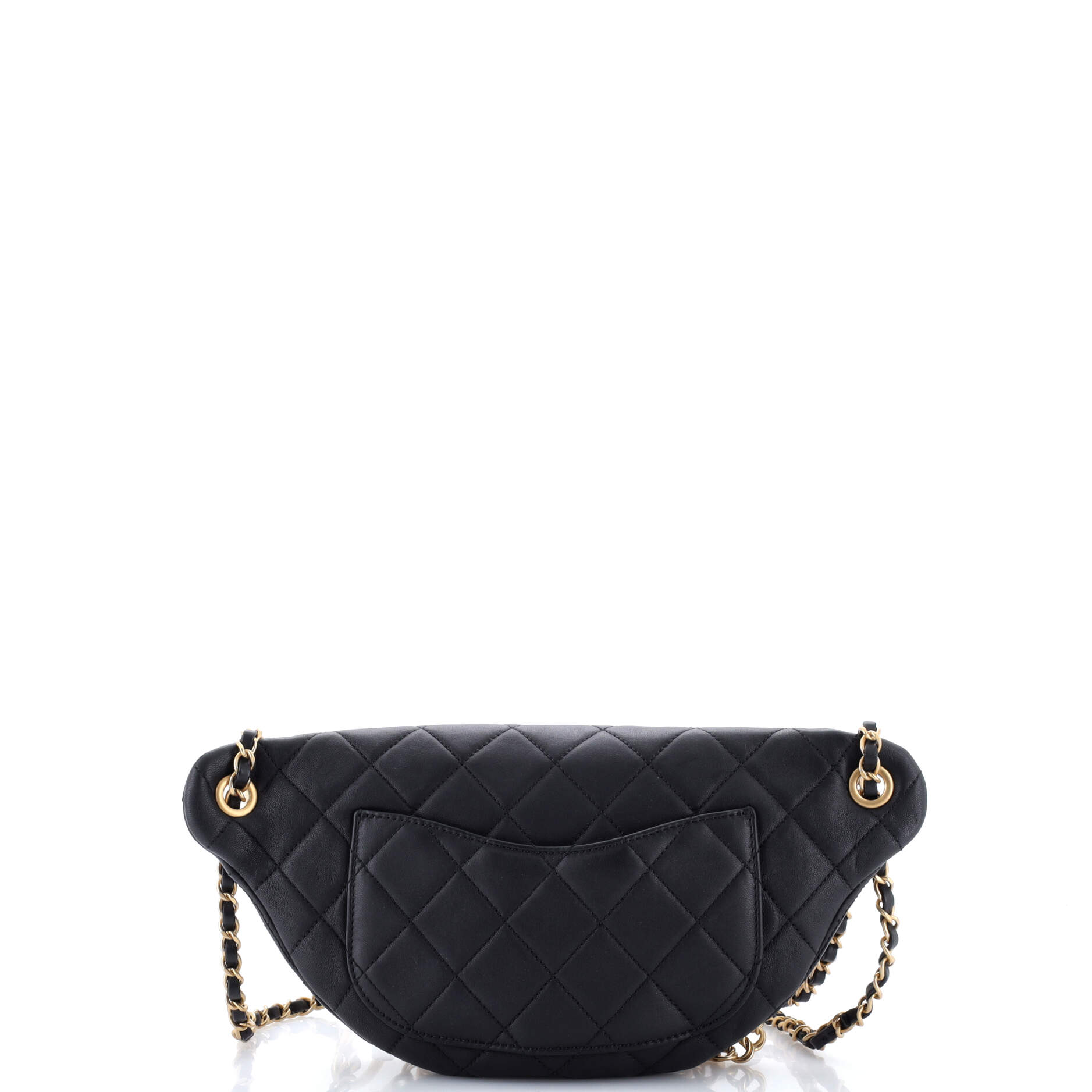 All About Chains Waist Bag Quilted Lambskin