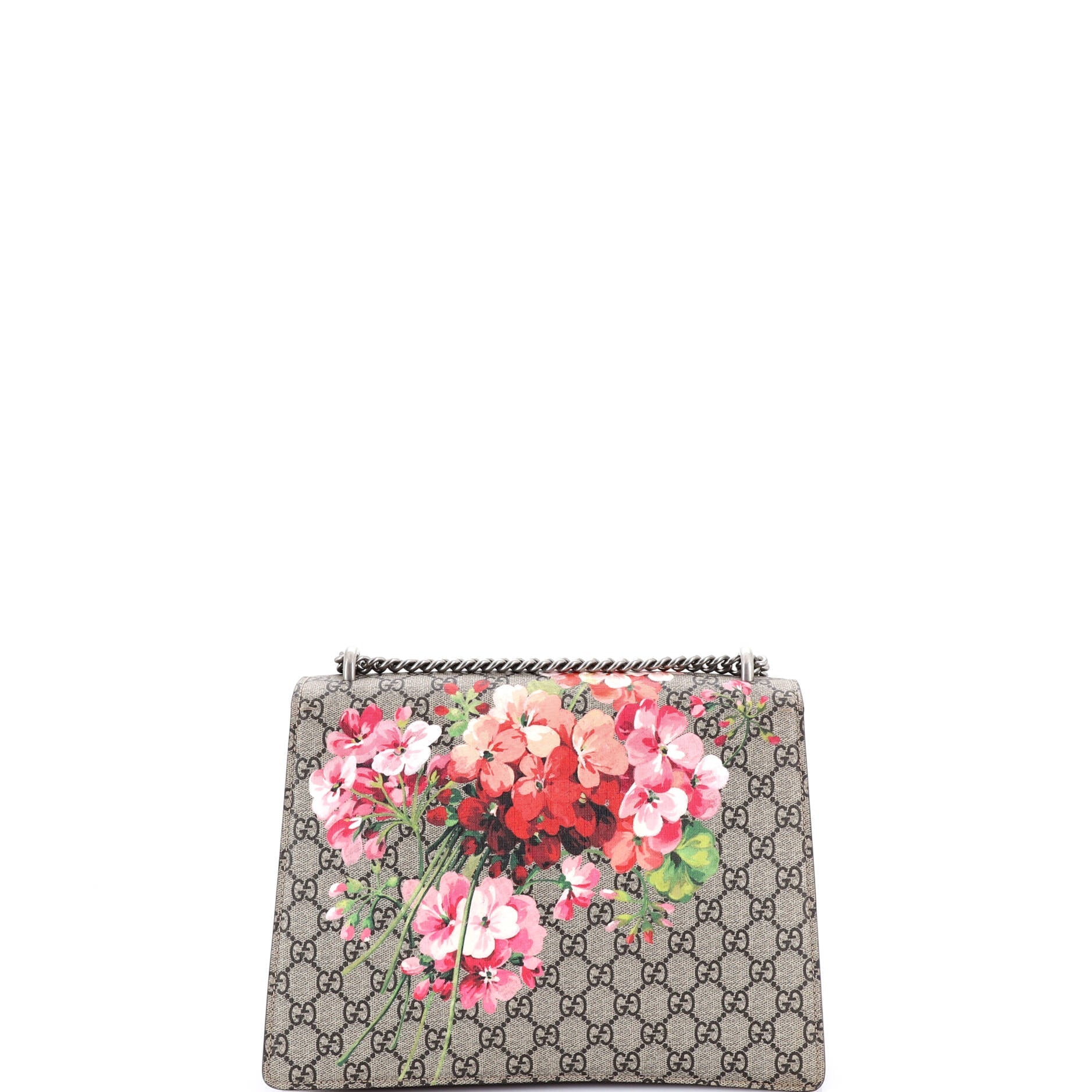 Dionysus Bag Blooms Print GG Coated Canvas Medium