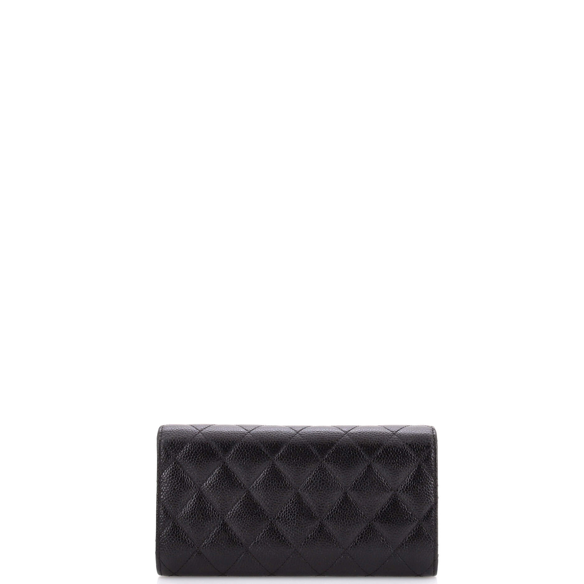 L-Flap Wallet Quilted Lambskin Long