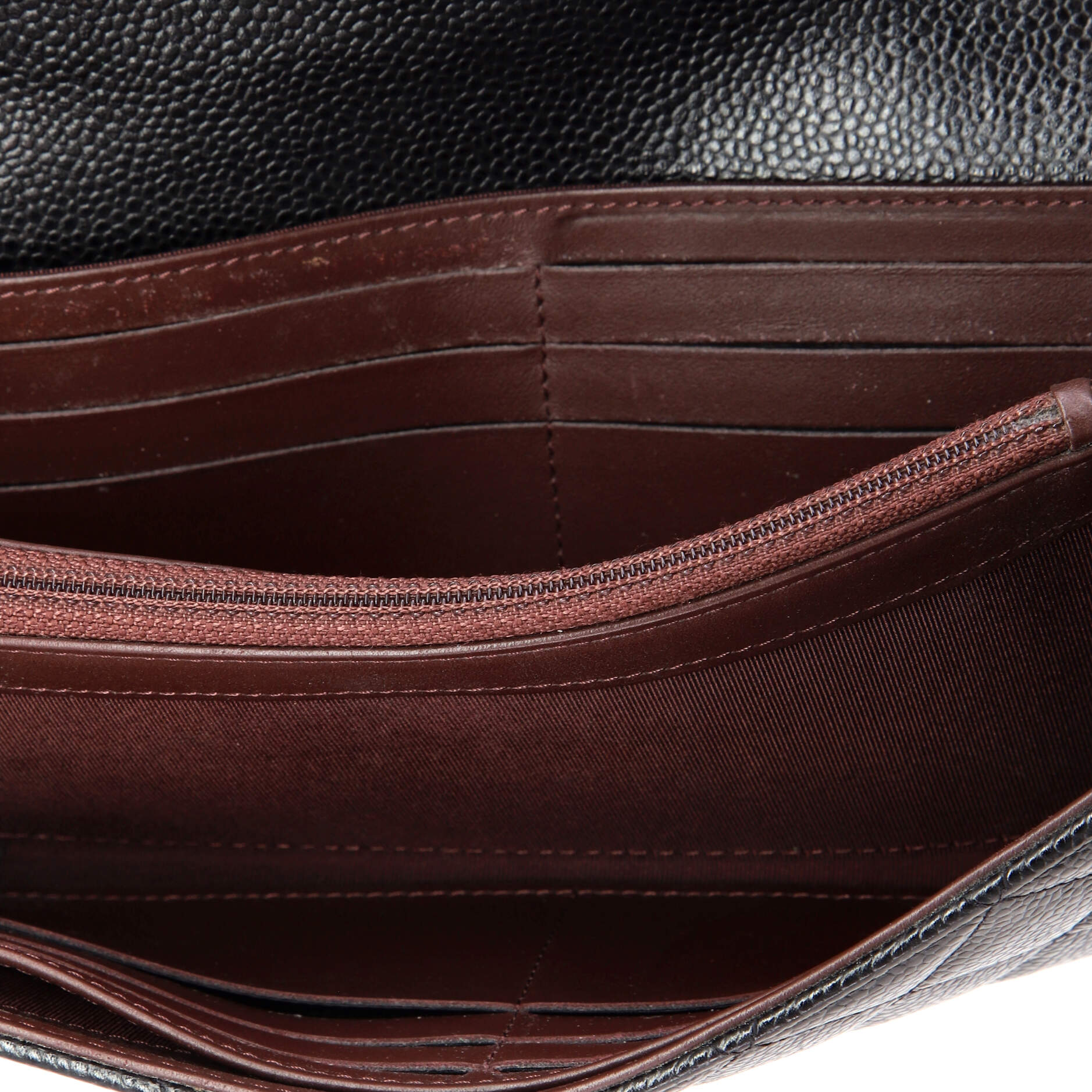 L-Flap Wallet Quilted Lambskin Long