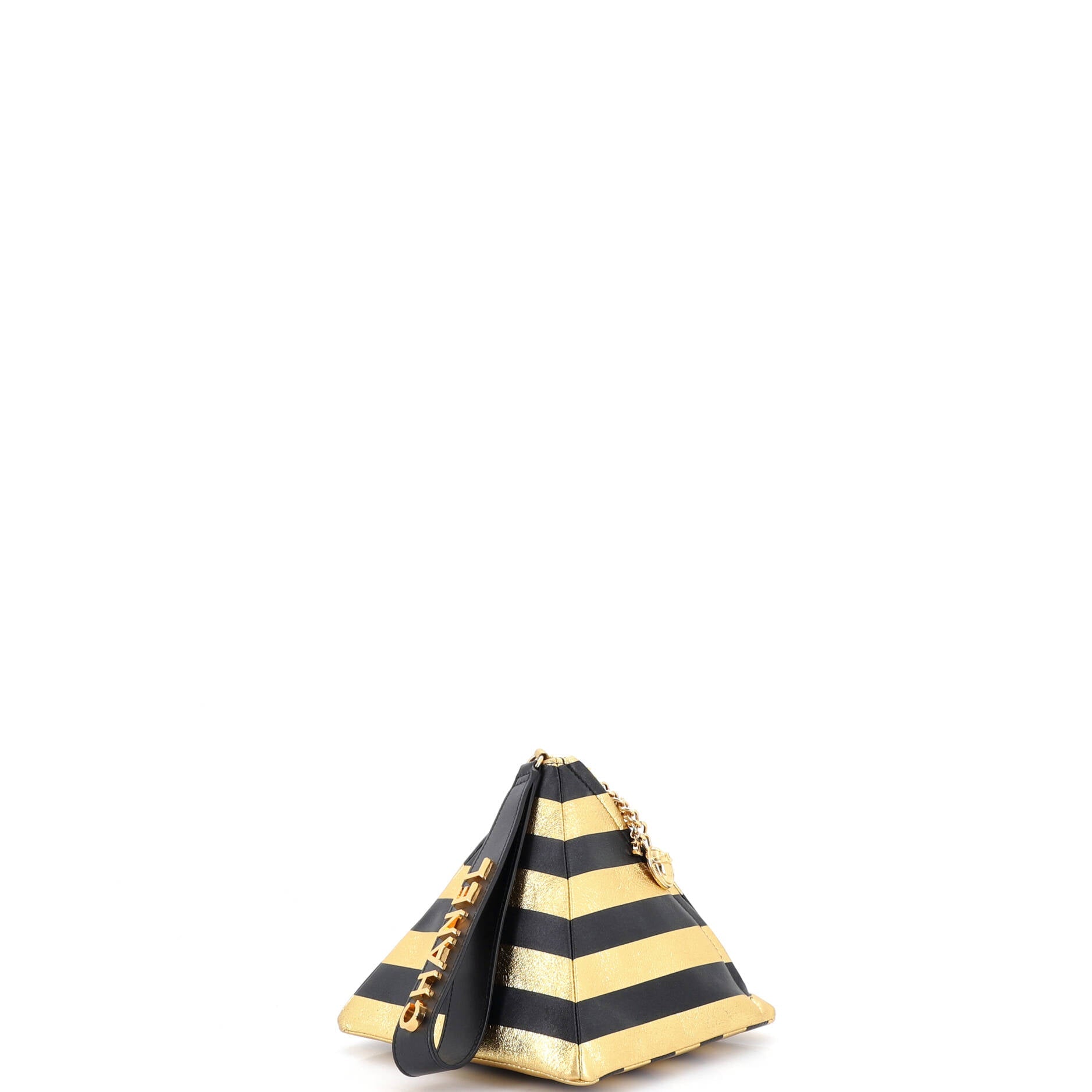 Kheops Pyramid Bag Striped Lambskin