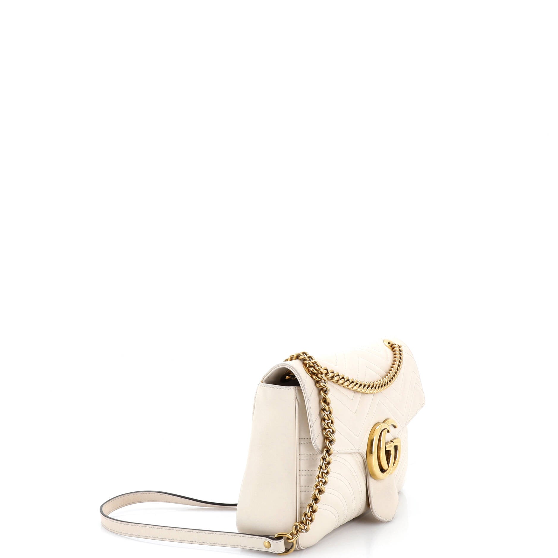 GG Marmont Flap Bag Matelasse Leather Medium