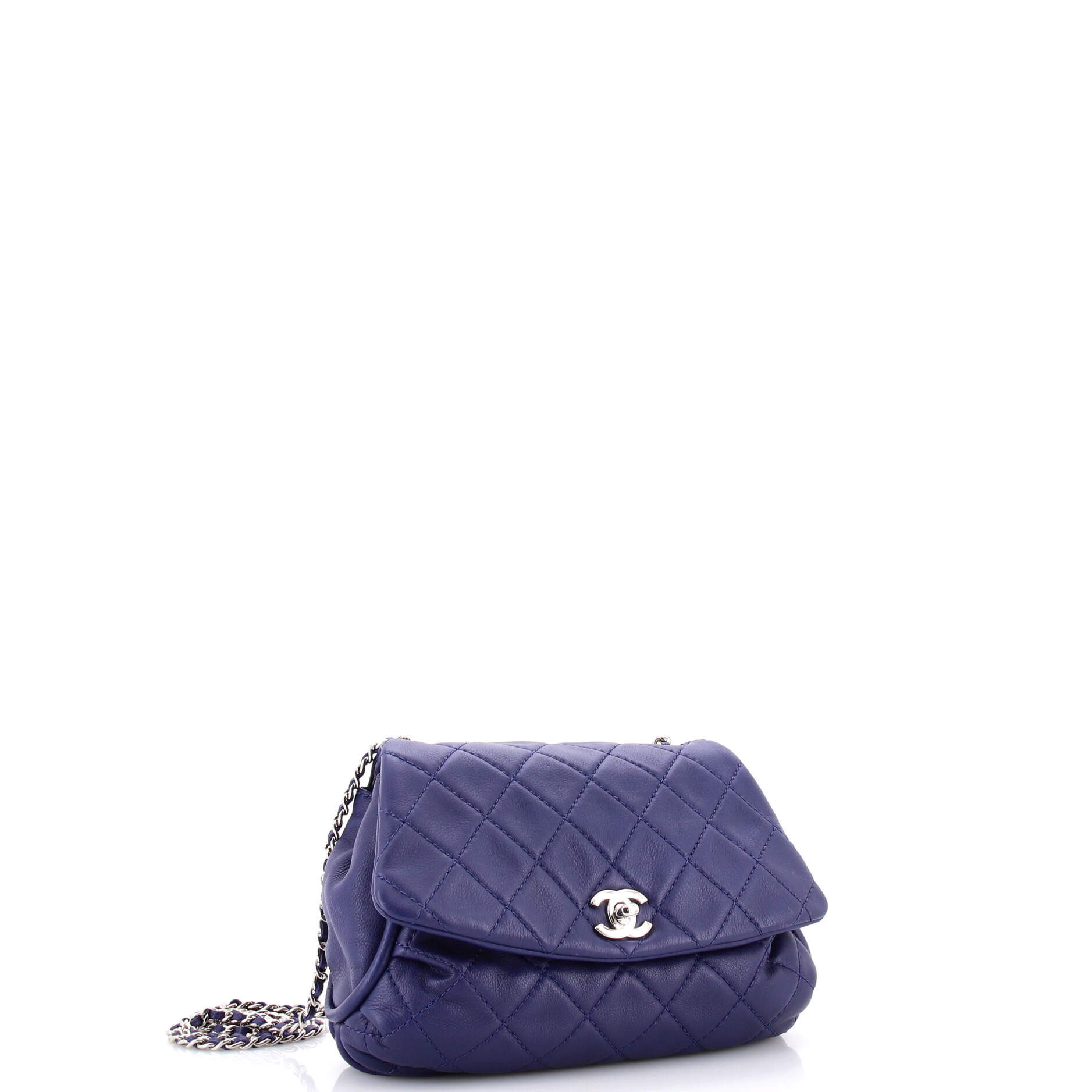 CC Curvy Flap Bag Quilted Calfskin Jumbo
