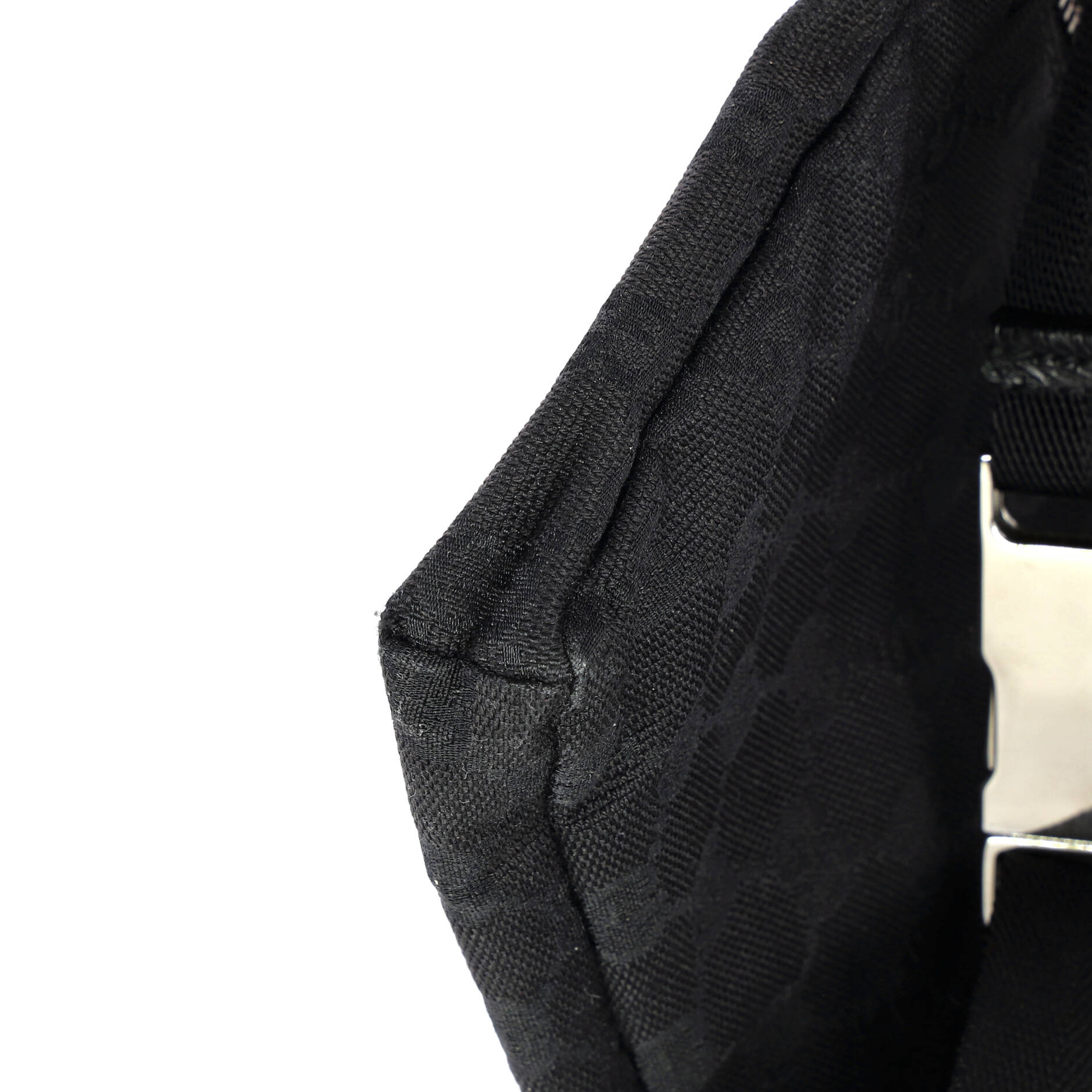 Vintage Double Belt Bag GG Canvas with Leather